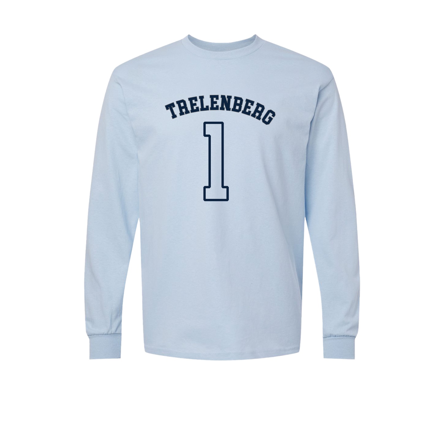 Long Sleeve Tee — Shirsey Arch in Light Blue