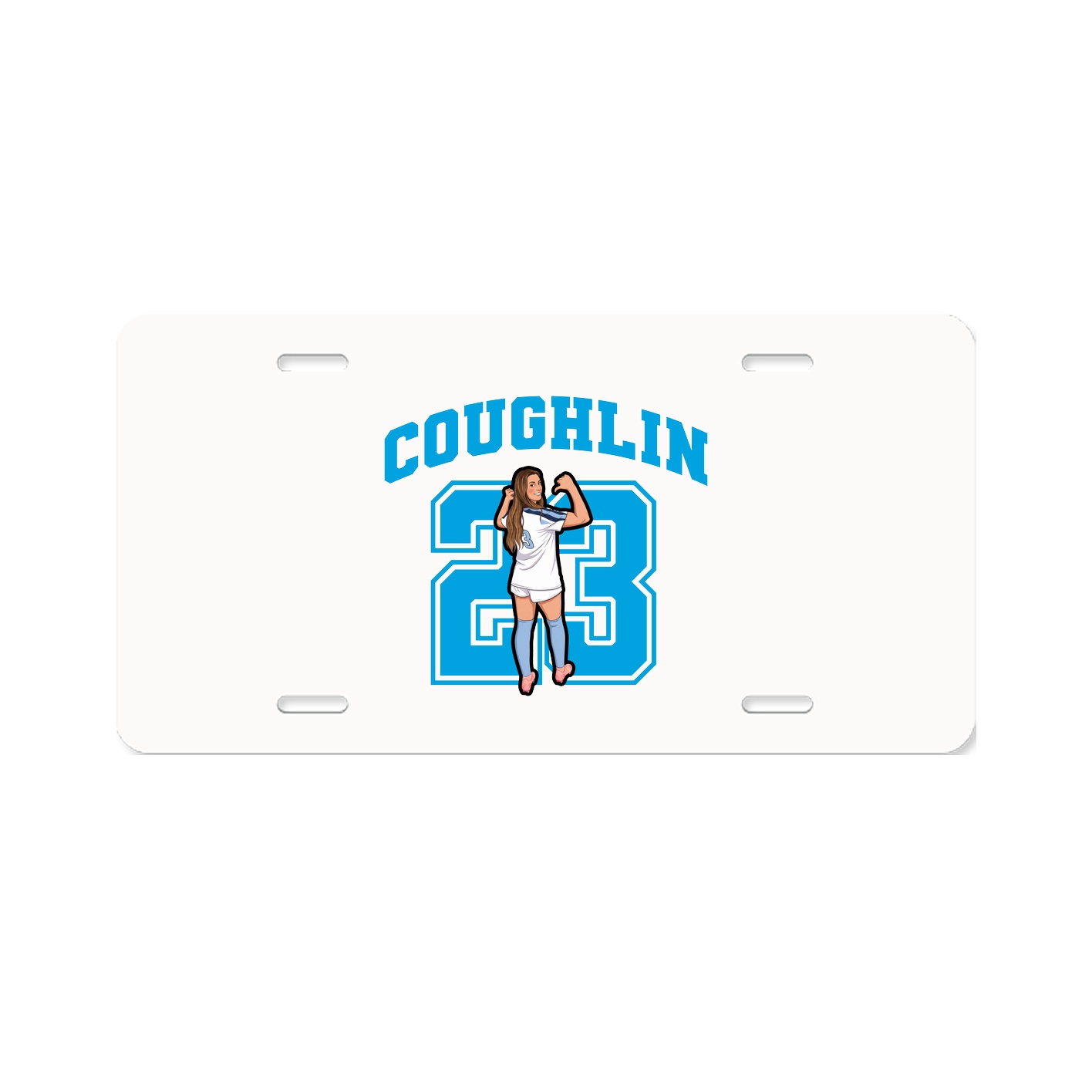 License Plate — Number in Classic