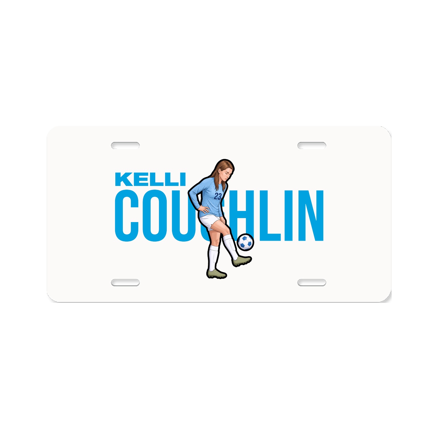 License Plate — Player Name in Classic