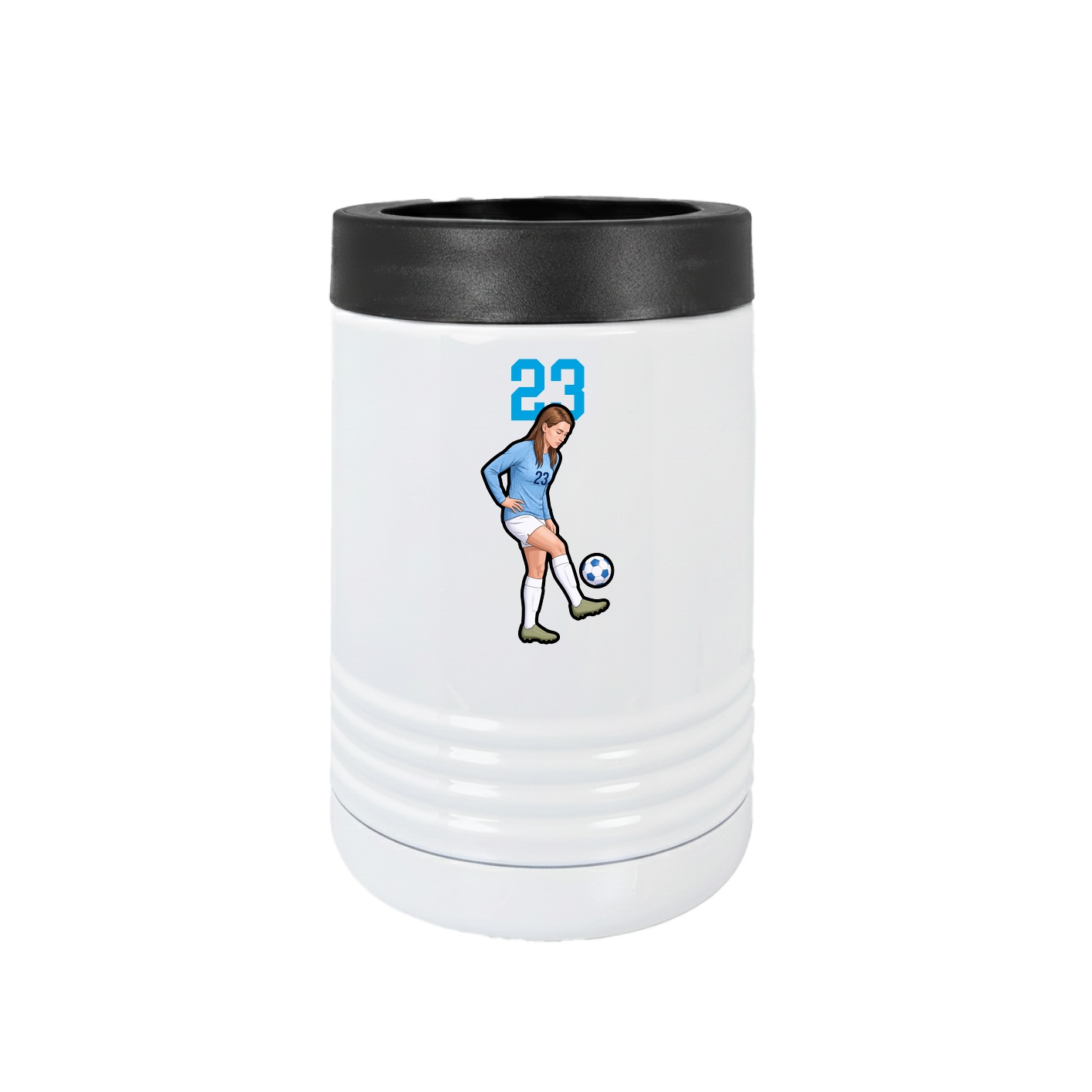 Beverage Holder — Number Top in White