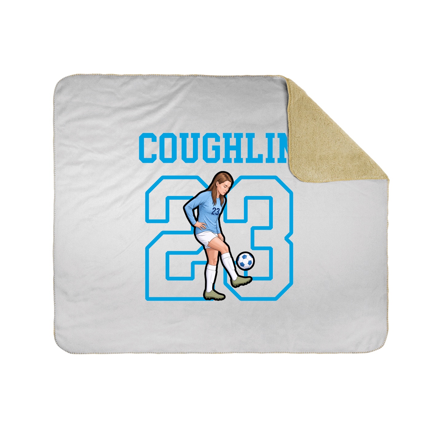 Throw Blanket — Shirsey in White