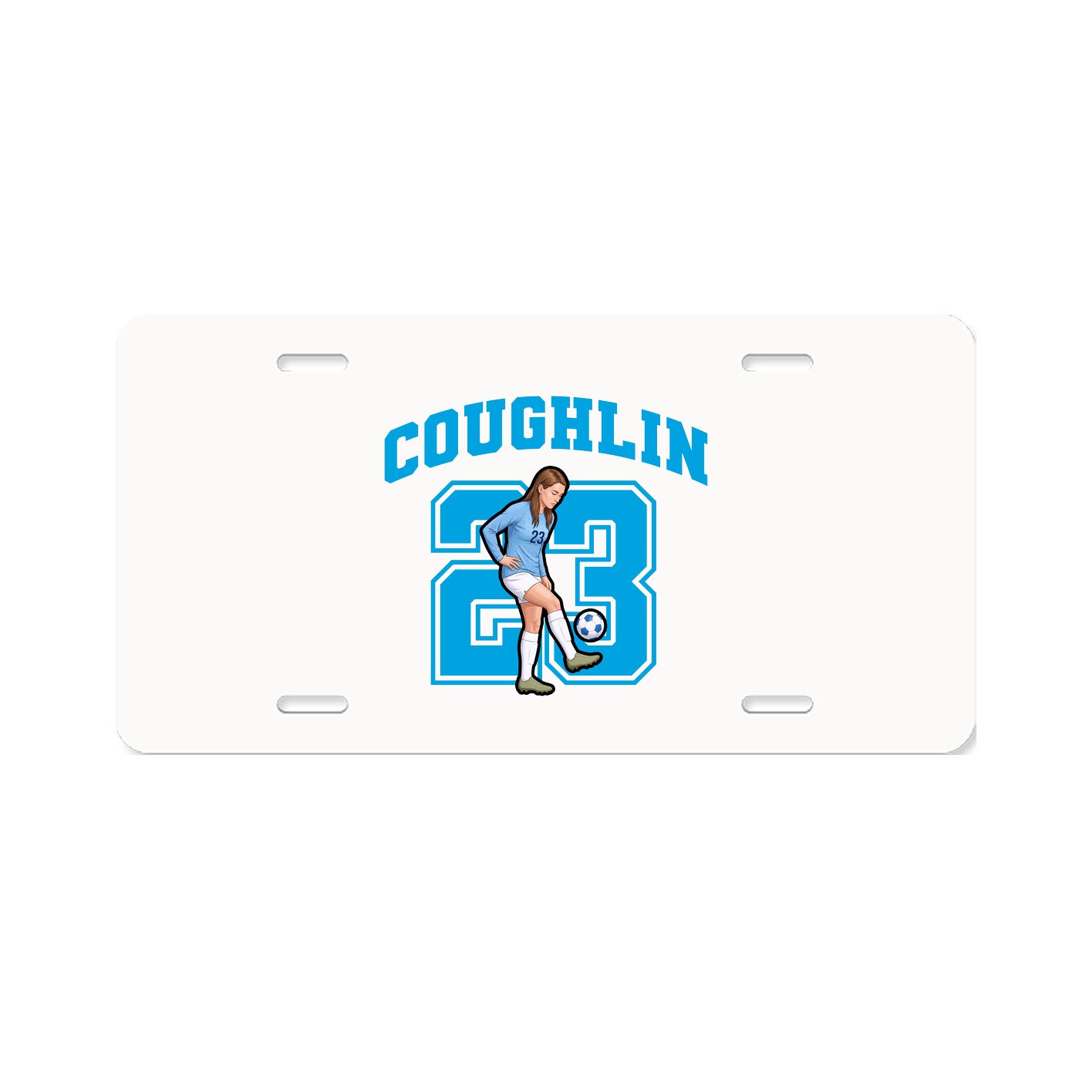 License Plate — Number in Classic
