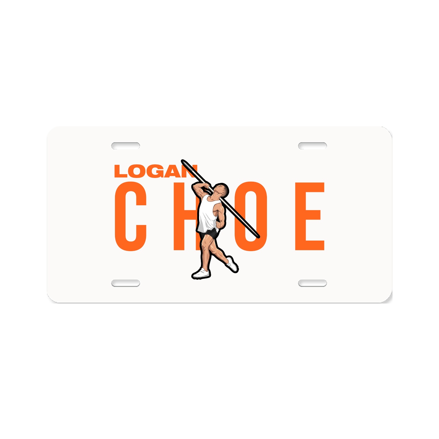 License Plate — Player Name in Classic