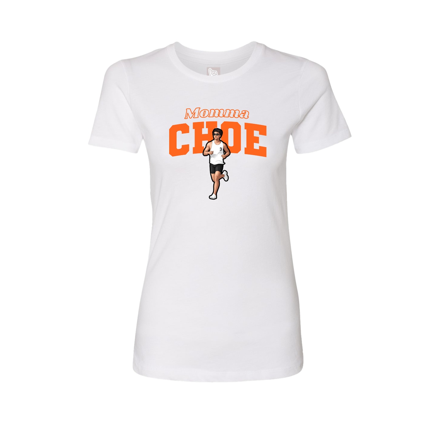 Womens Tee — Mothers Day Block in White