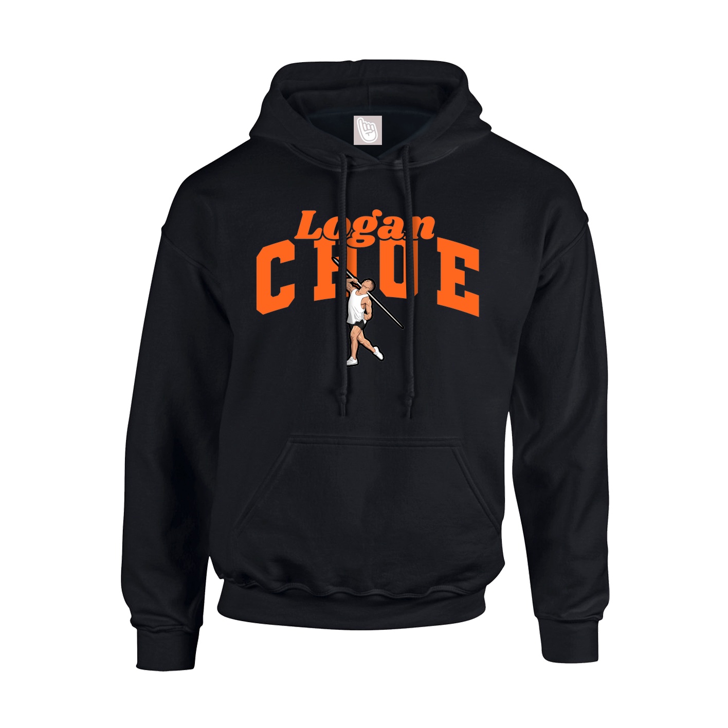 Hoodie — Signature Arch in Black