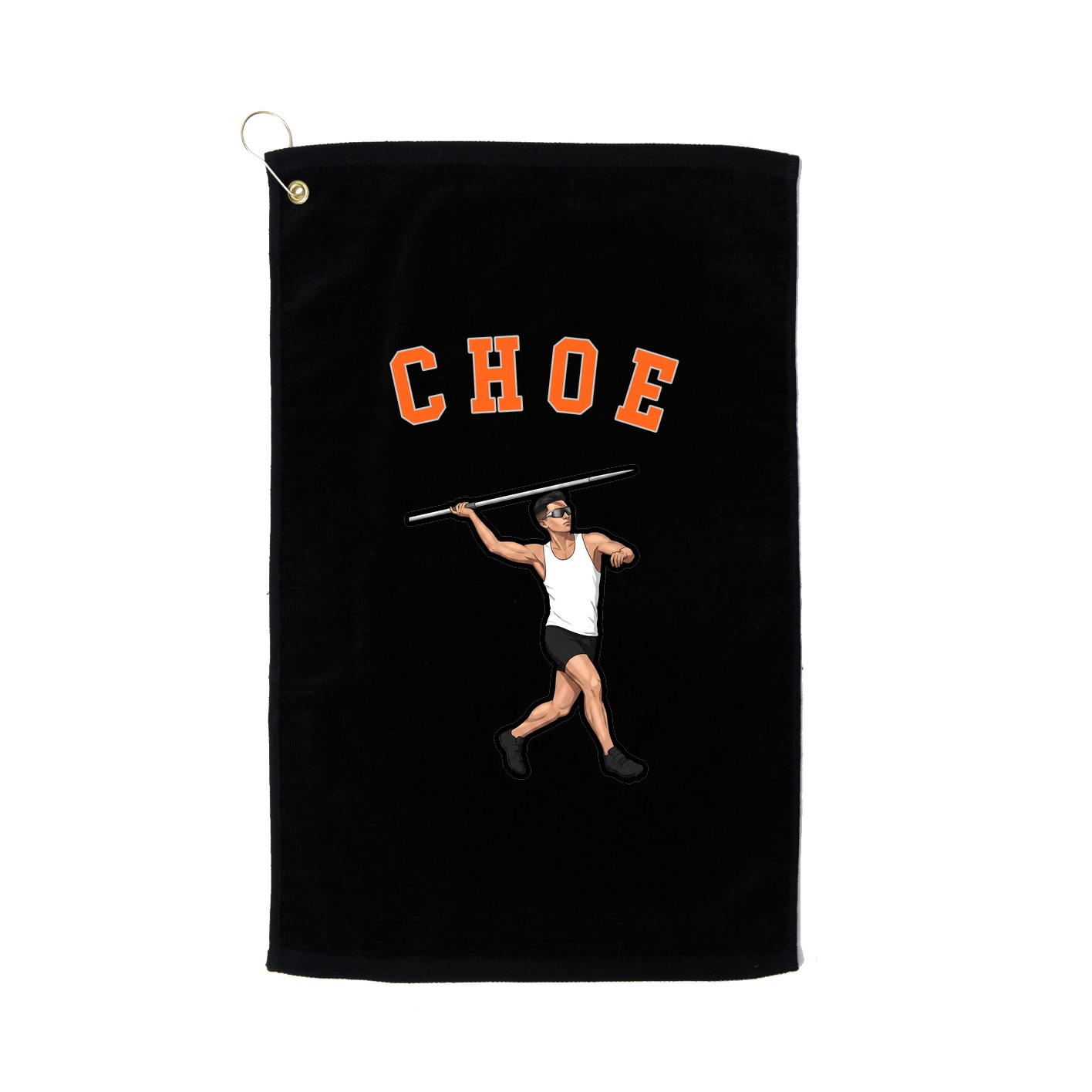 Golf Towel — Shirsey Arch in Black