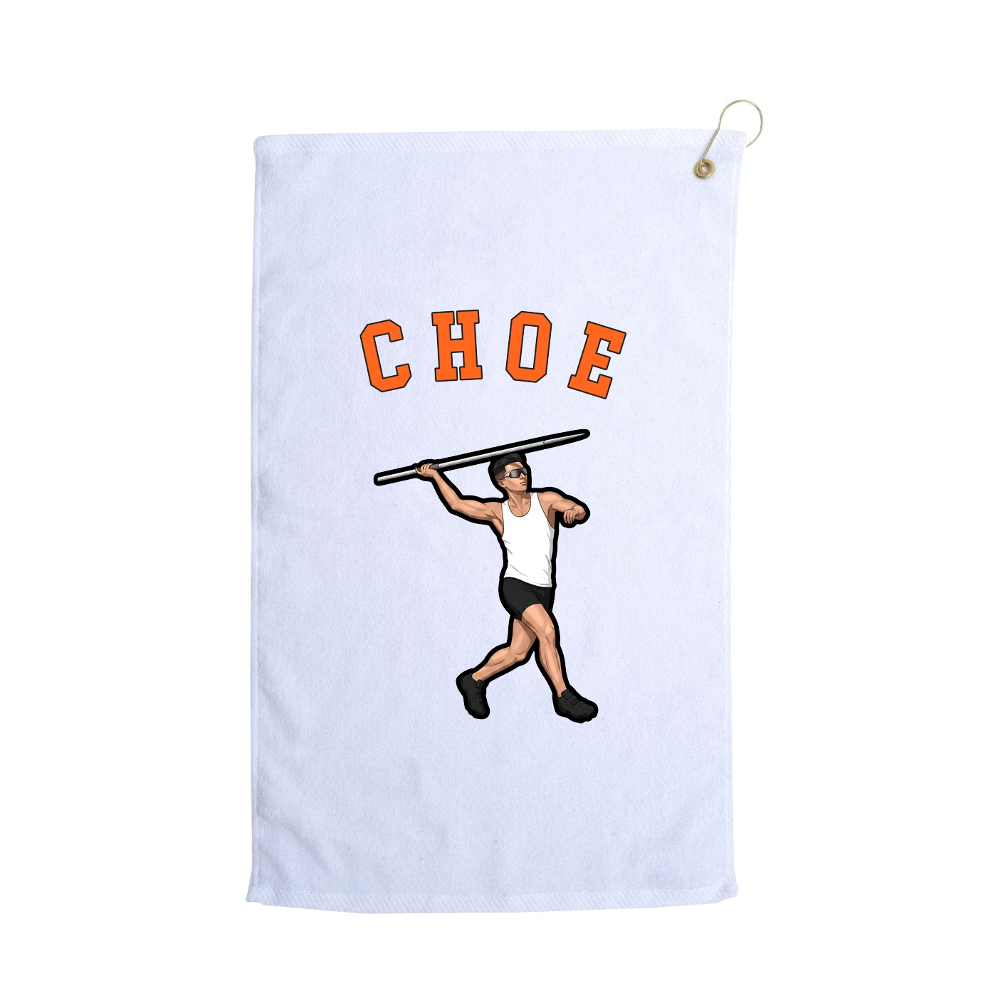 Golf Towel — Shirsey Arch in White