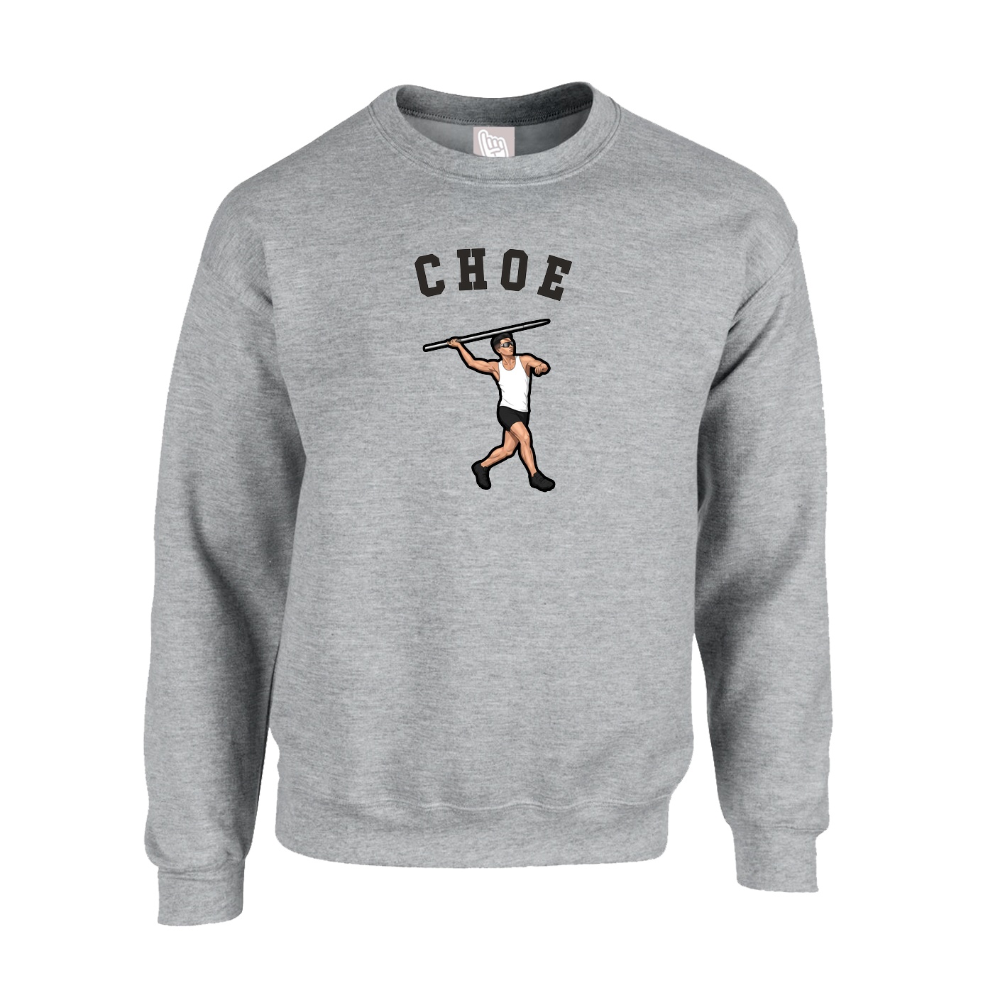 Fleece Crew — Shirsey Arch in Grey