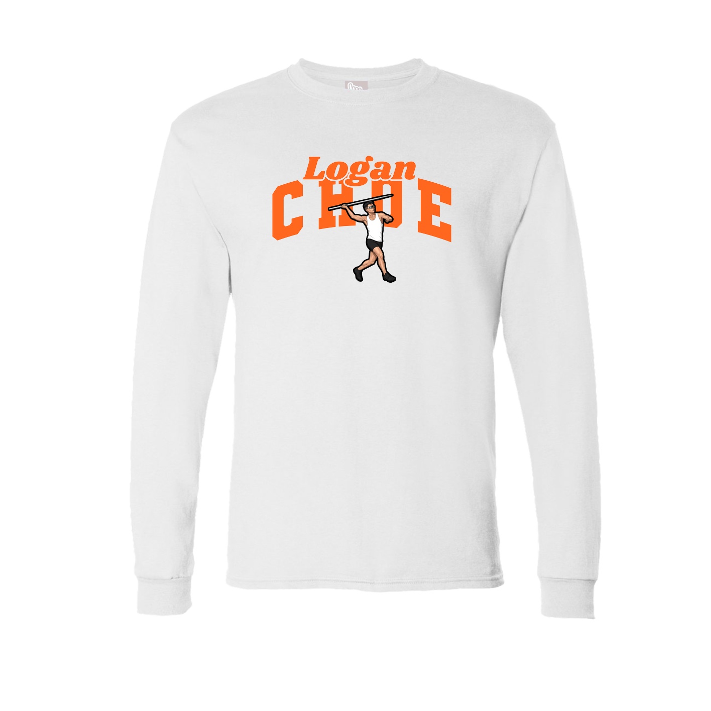 Long Sleeve Tee — Signature Arch in White