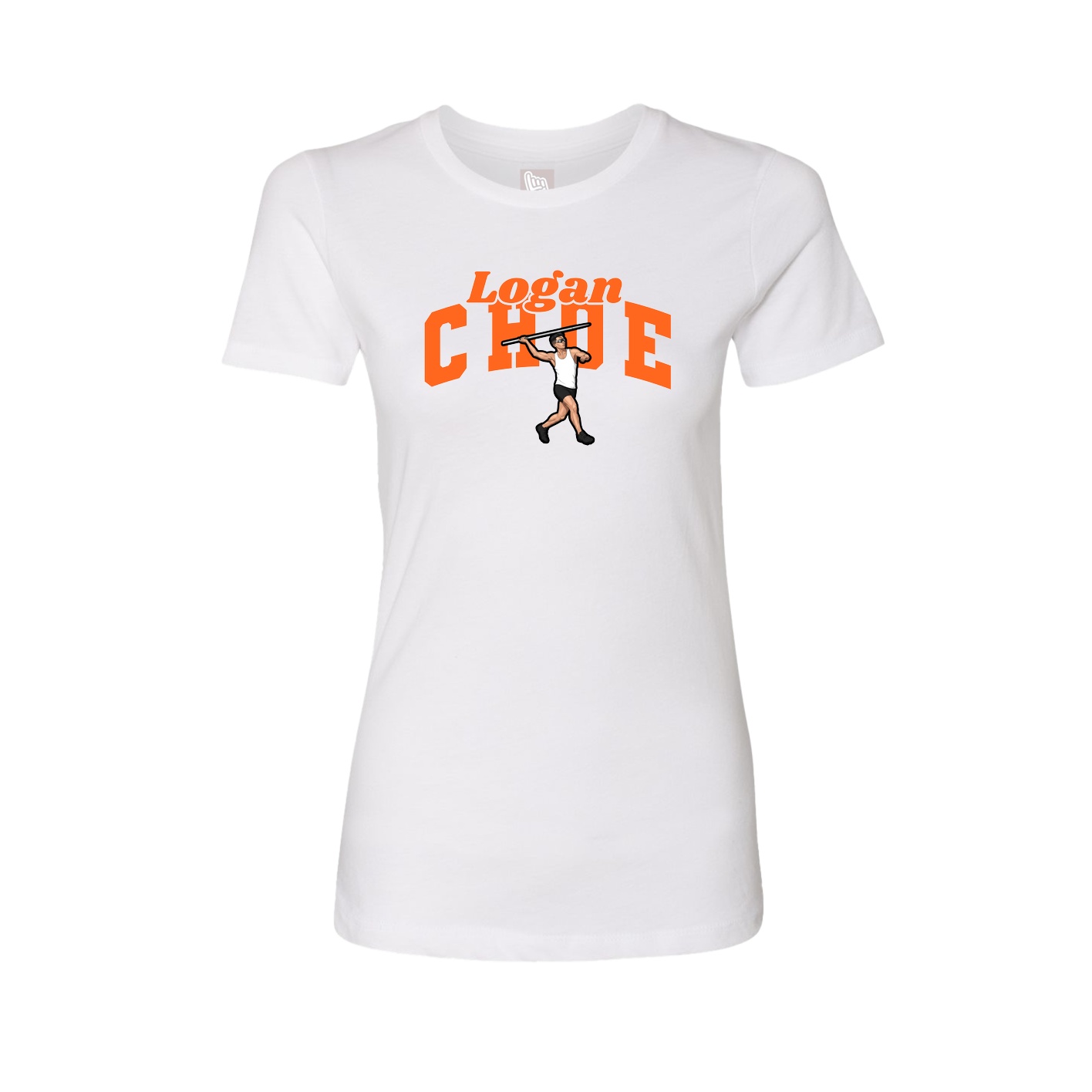 Womens Tee — Signature Arch in White