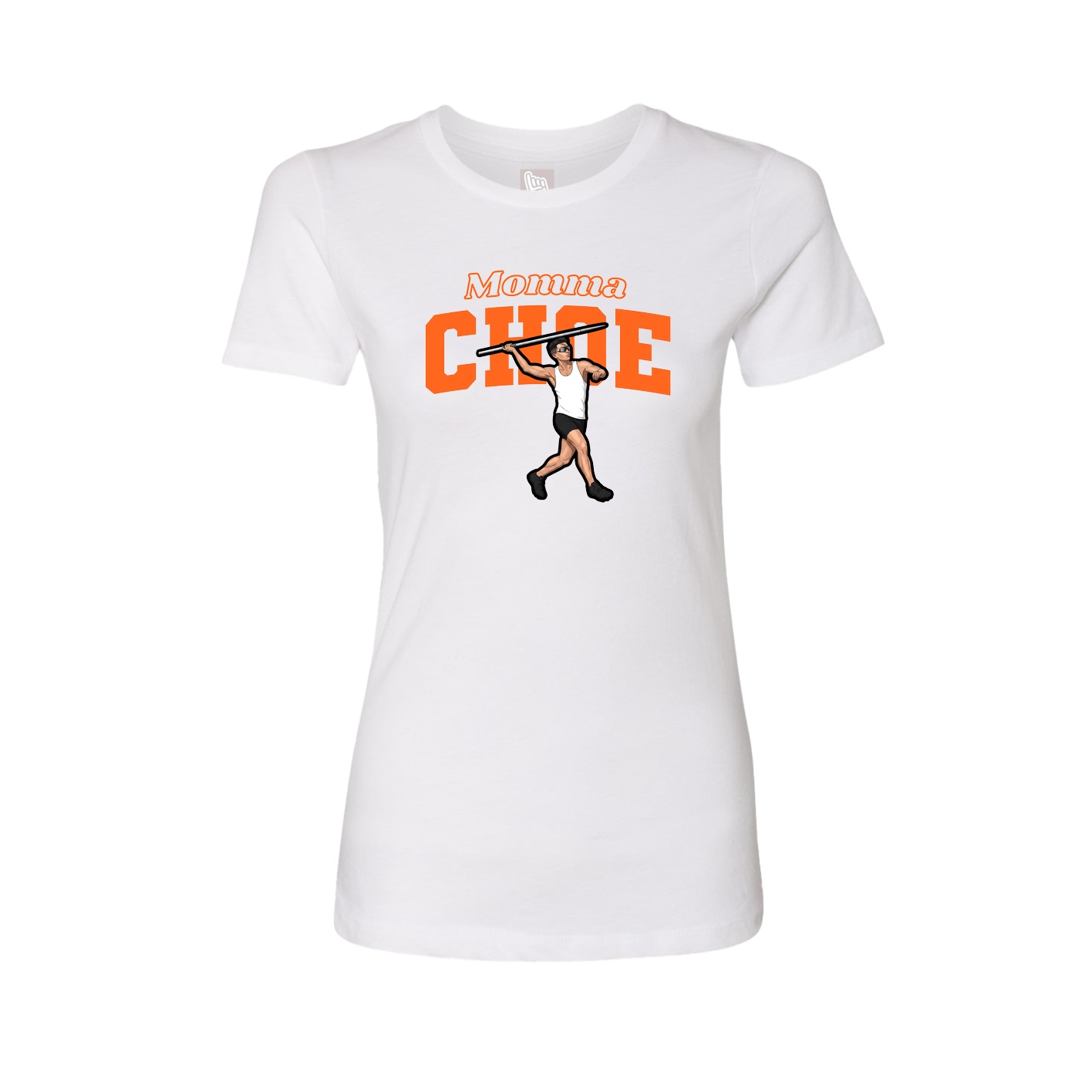 Womens Tee — Mothers Day Block in White