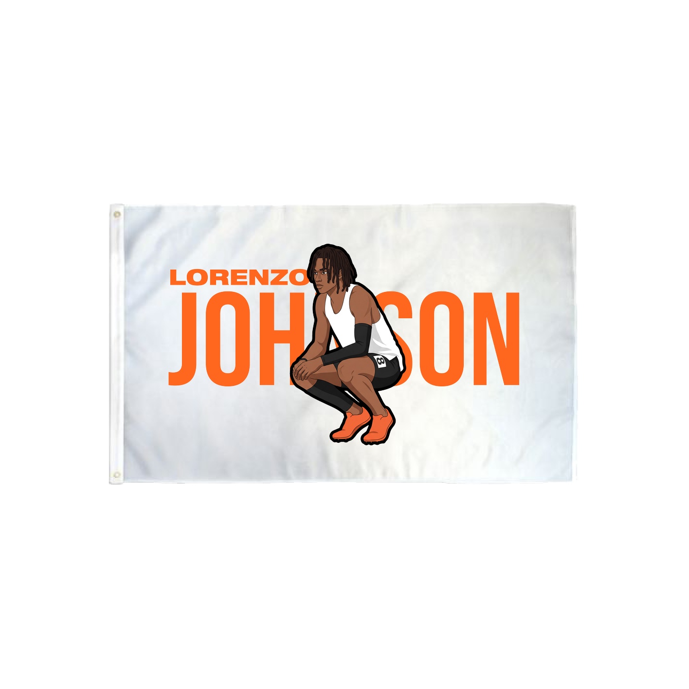 3x5 Flag — Player Name in Classic