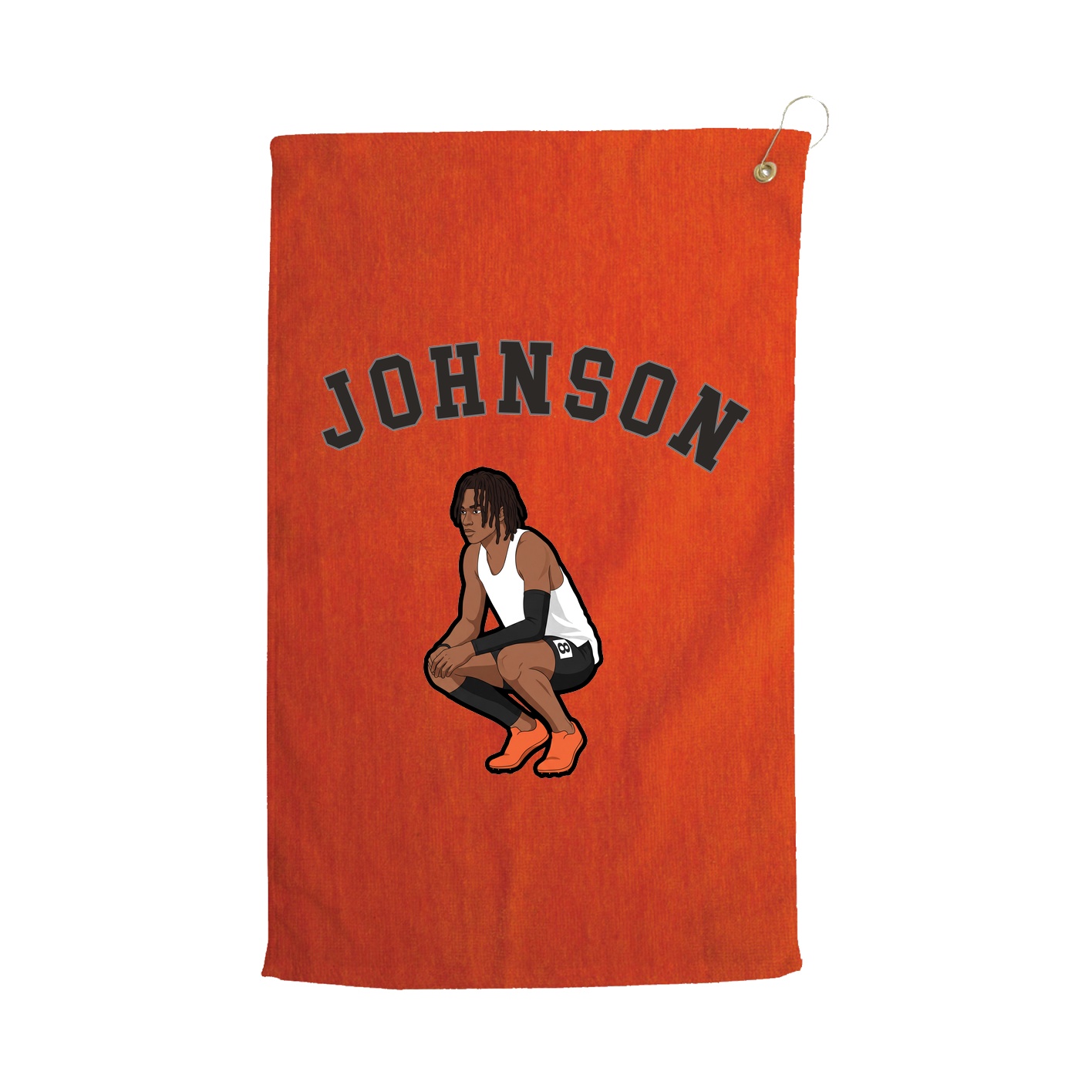 Golf Towel — Shirsey Arch in Orange