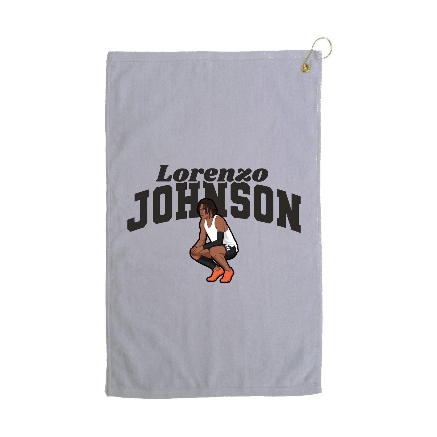 Golf Towel — Signature Arch in Grey
