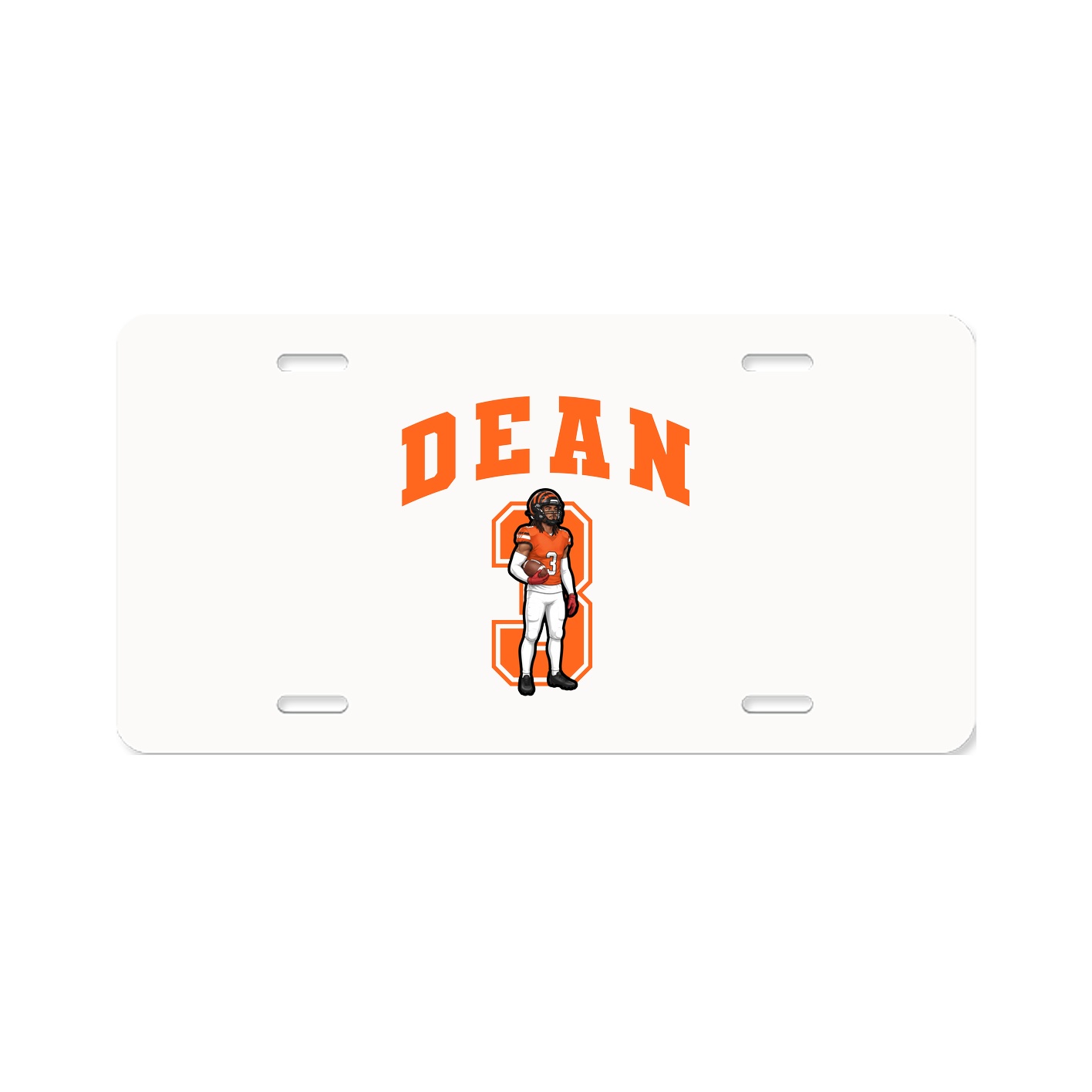 License Plate — Number in Classic