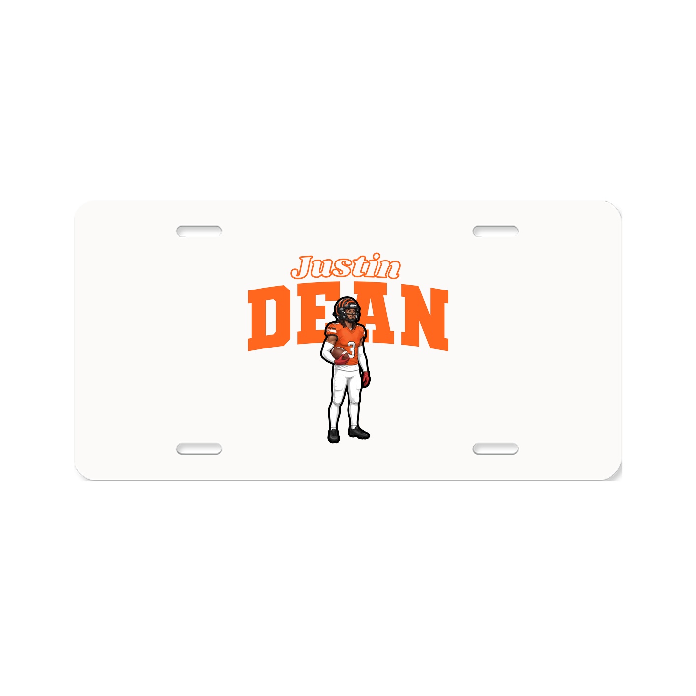 License Plate — Name Arch in Classic