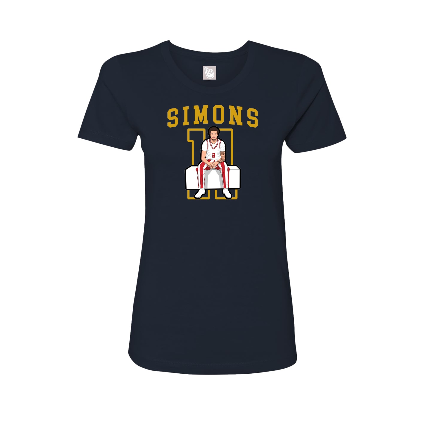 Fitted Women's Tee — Shirsey in Navy