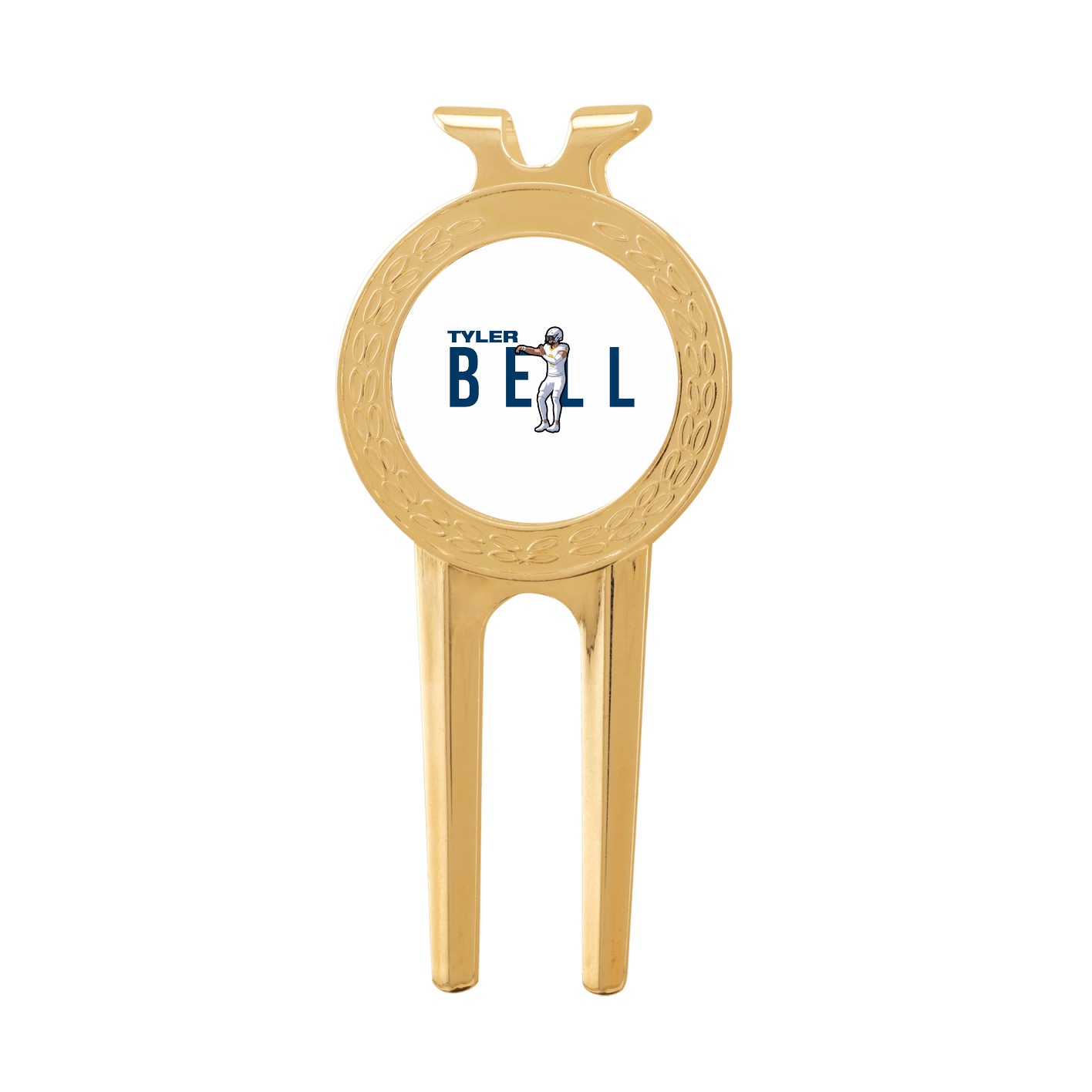 Divot Tool with Ball Marker — Player Name in Classic