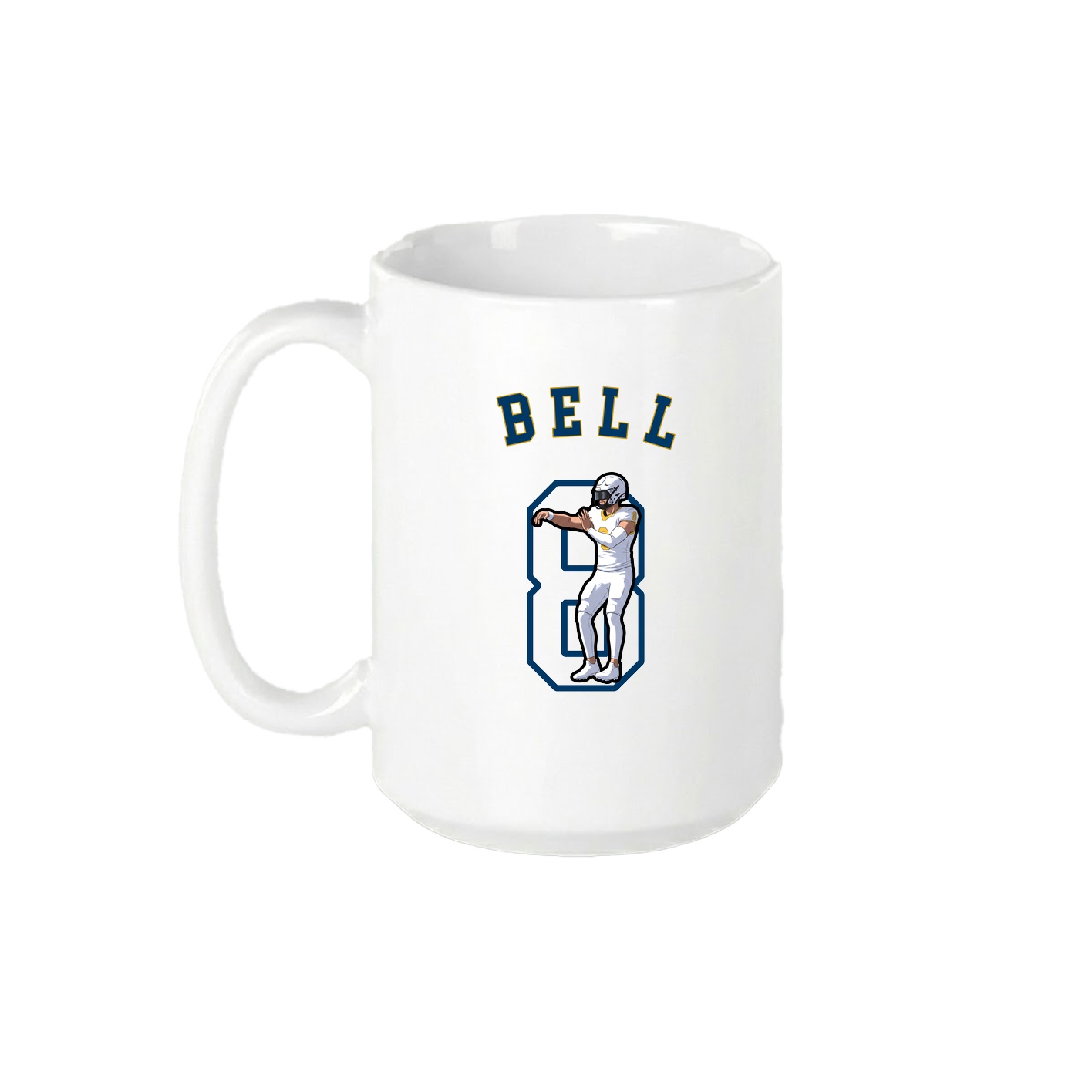15oz Coffee Mug — Shirsey Arch in White
