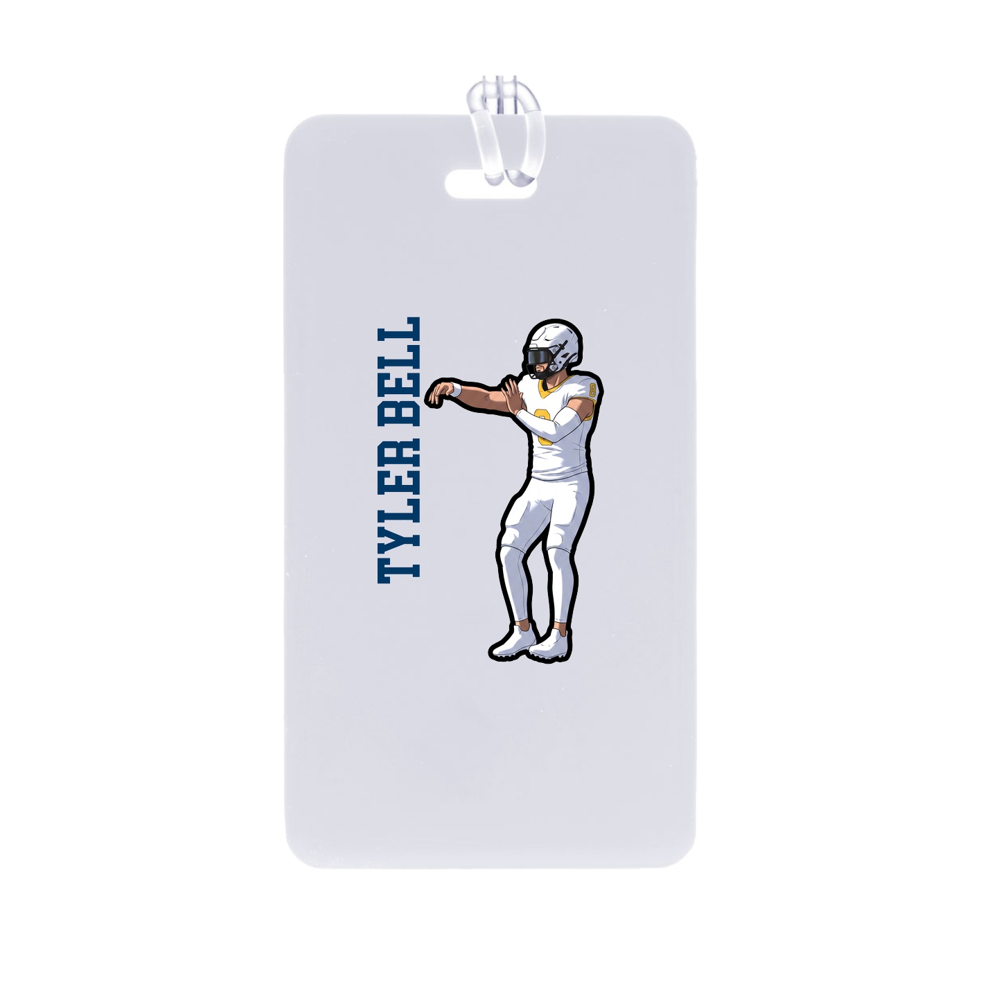 Bag Tag — Name Vertical in Classic
