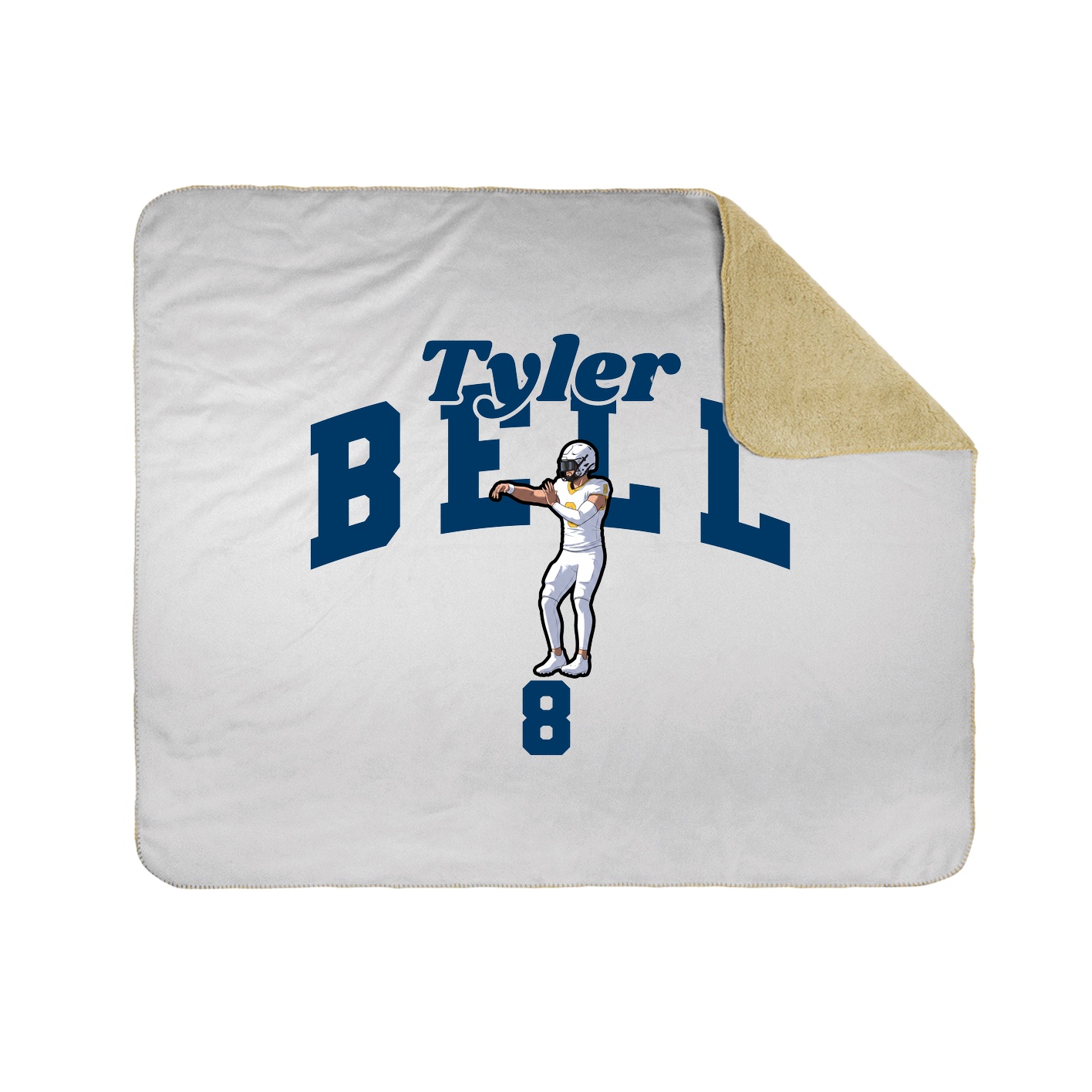 Throw Blanket — Signature Arch in White