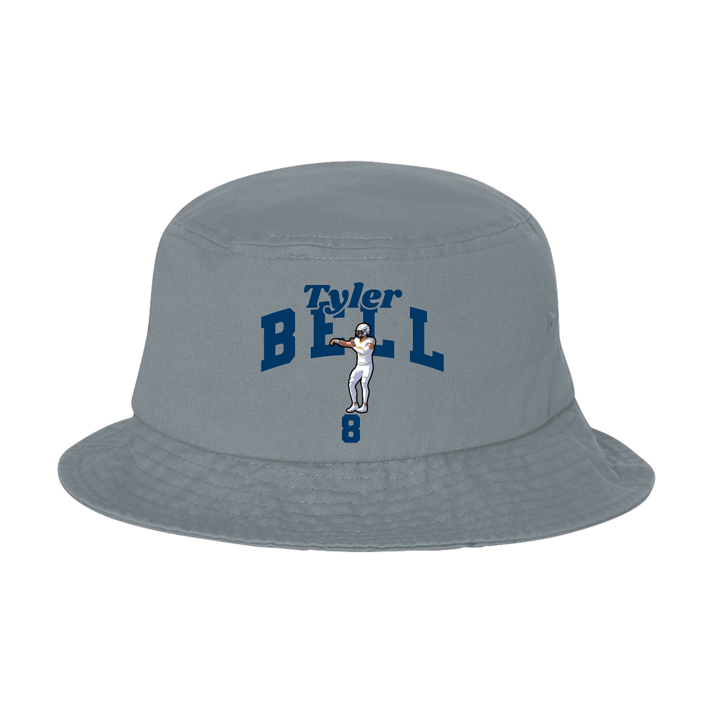 Bucket Cap — Signature Arch in Grey