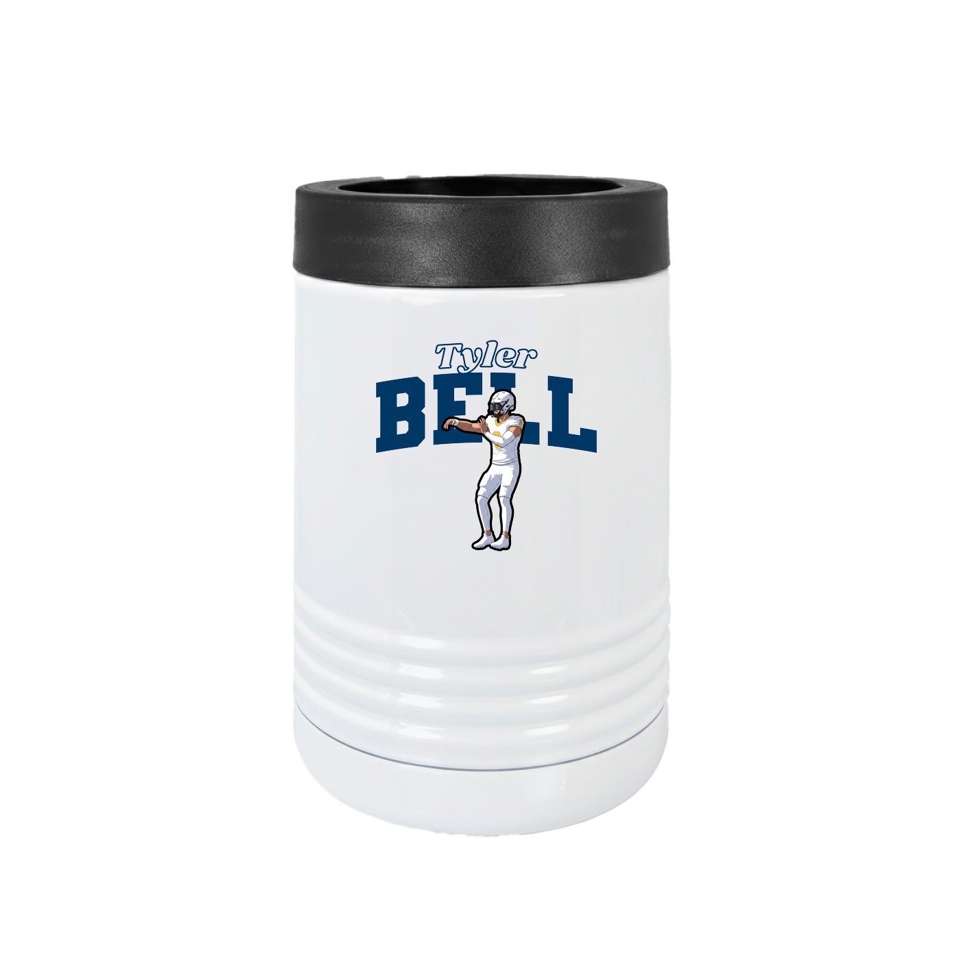 Beverage Holder — Name Arch in White