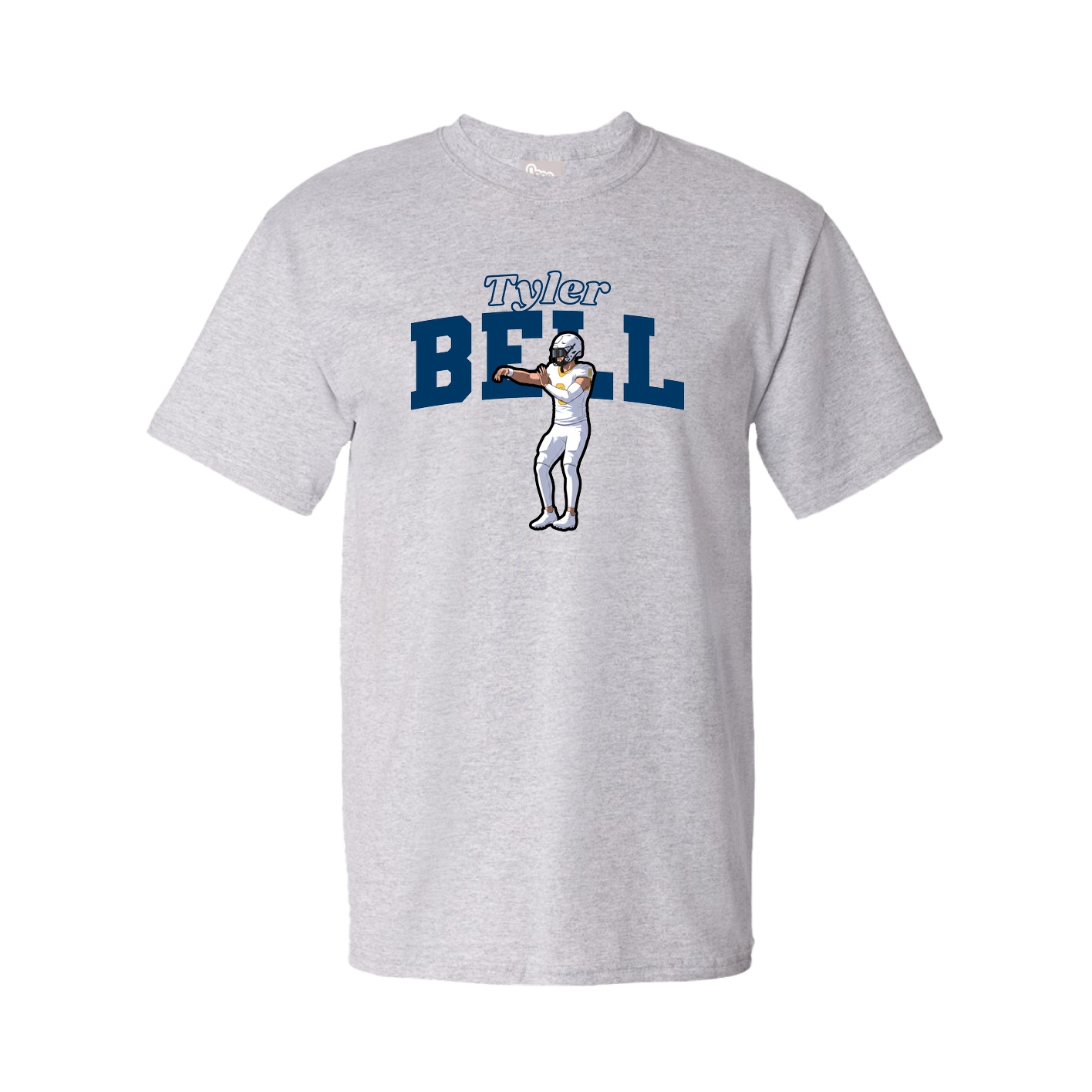 Tee — Name Arch in Grey