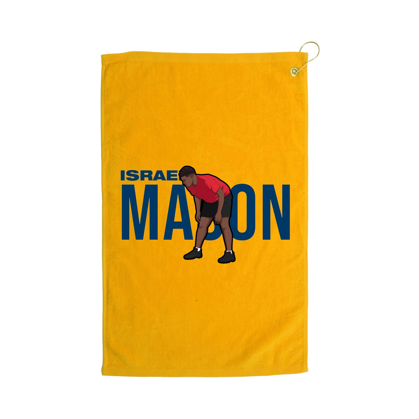 Golf Towel — Player Name in Gold