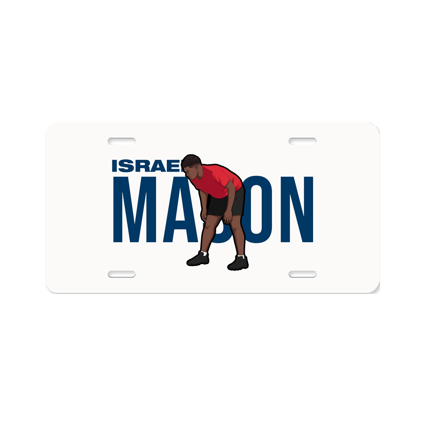 License Plate — Player Name in Classic
