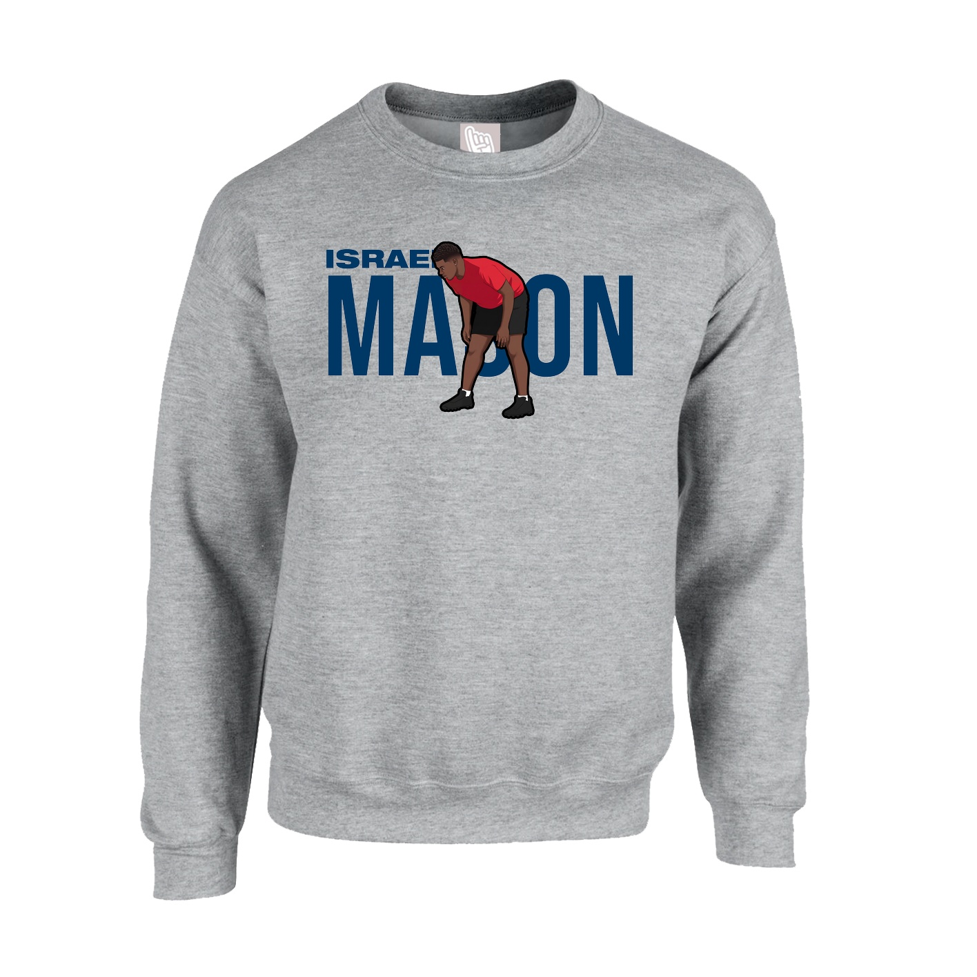 Fleece Crew — Player Name in Grey