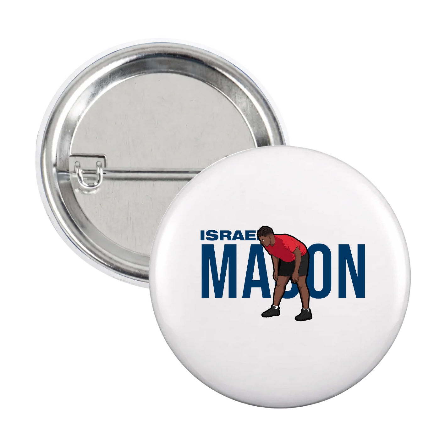 Game Day Button — Player Name in White
