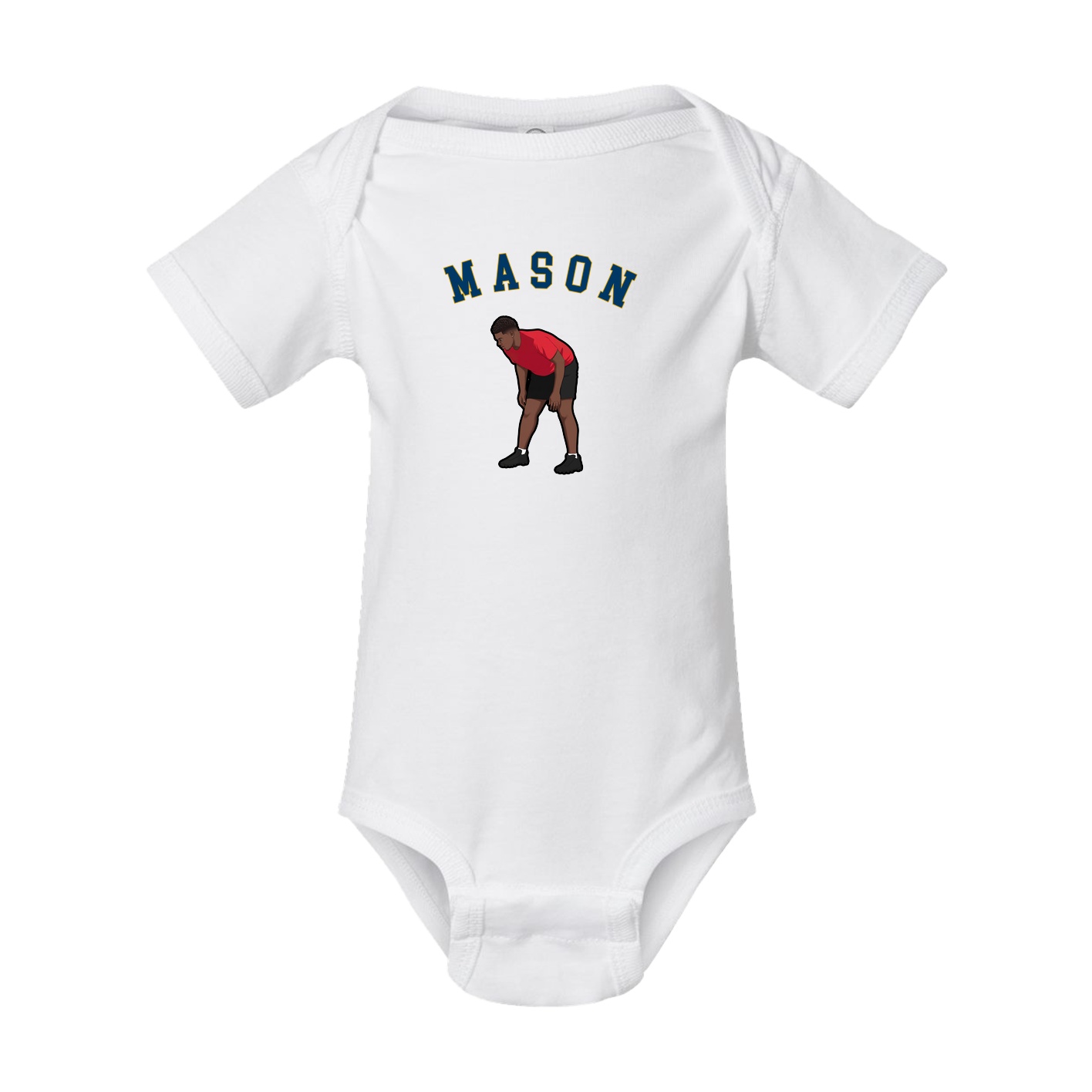 Baby Onesie — Shirsey Arch in White