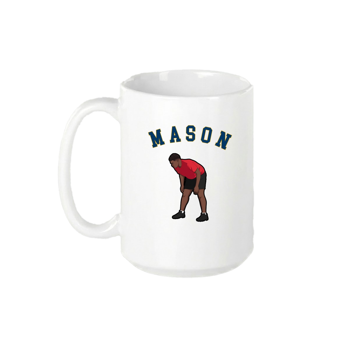 15oz Coffee Mug — Shirsey Arch in White