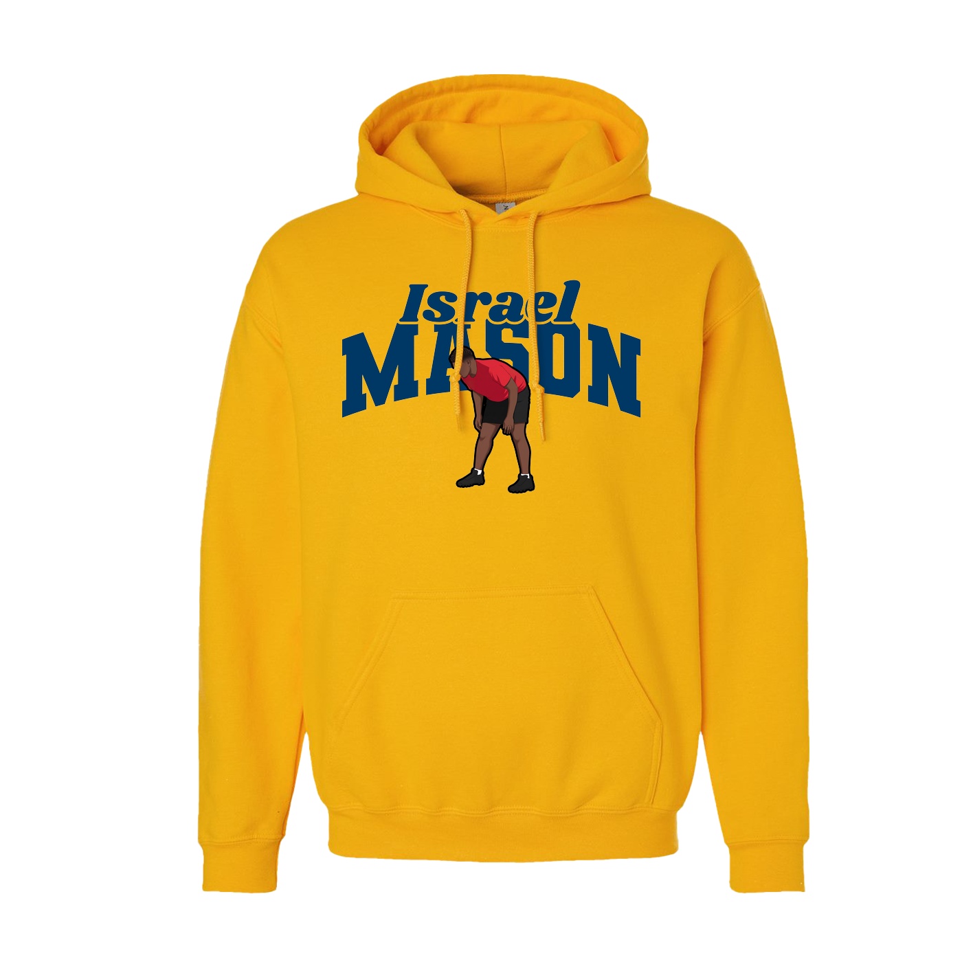 Youth Hoodie — Signature Arch in Gold