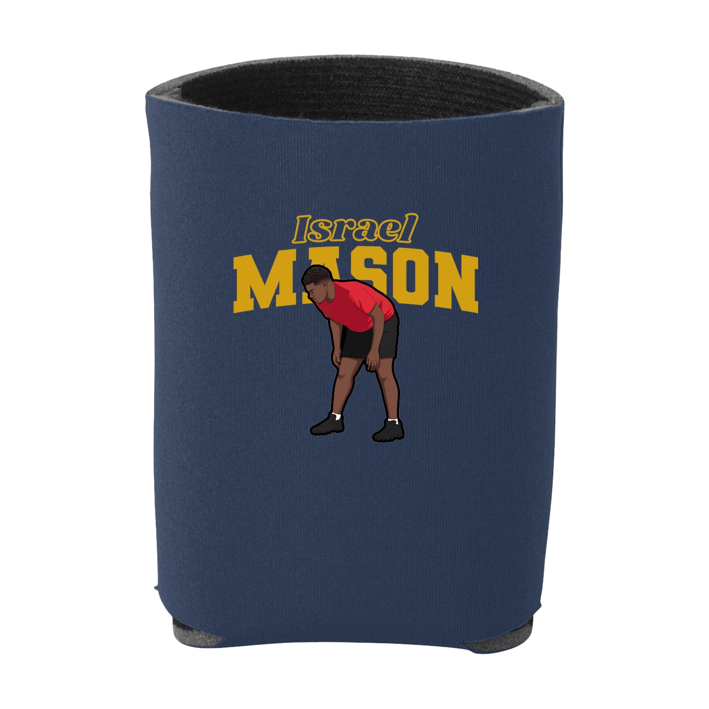 Can Holder — Name Arch in Navy