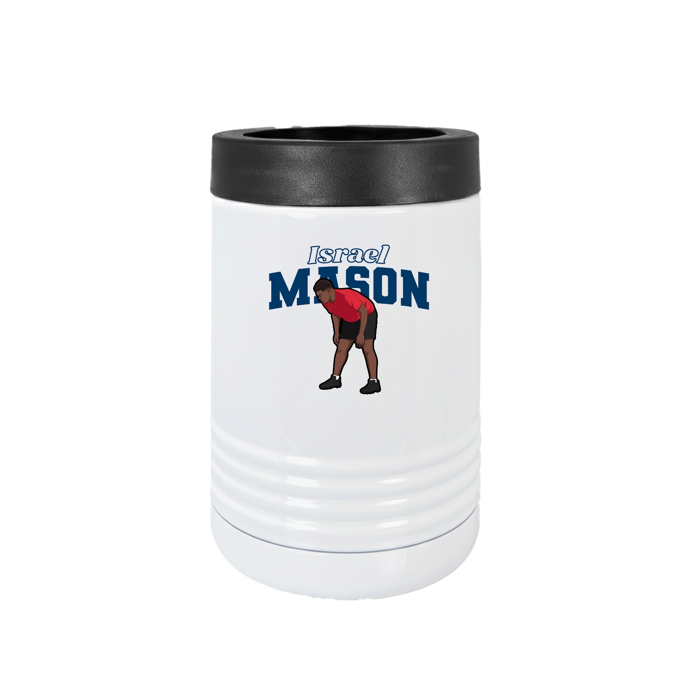 Beverage Holder — Name Arch in White