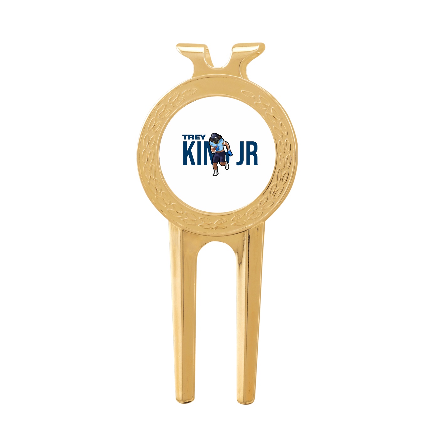 Divot Tool with Ball Marker — Player Name in Classic