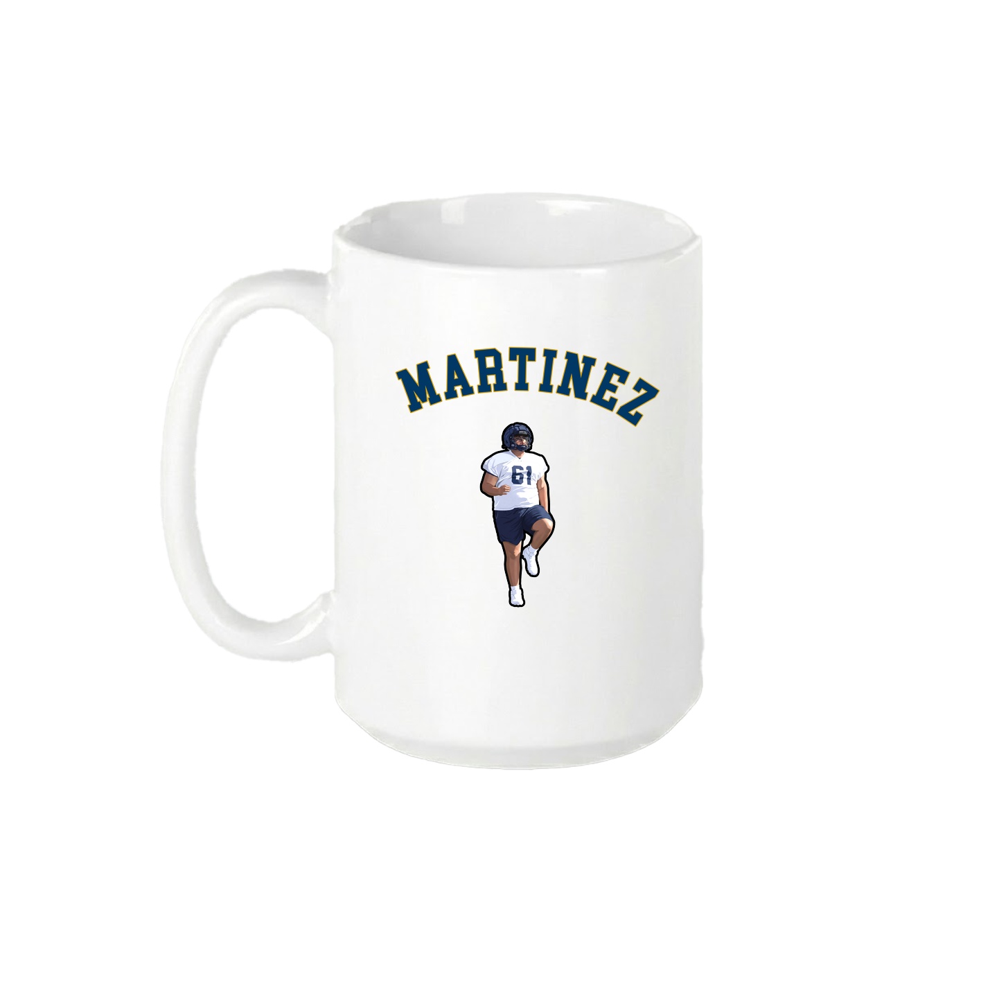 15oz Coffee Mug — Shirsey Arch in White