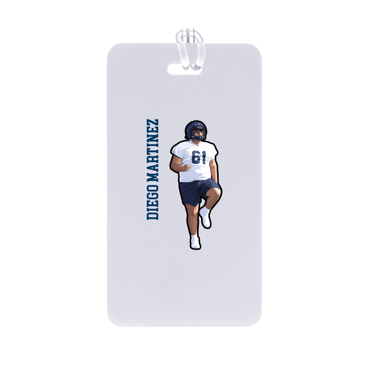 Bag Tag — Name Vertical in Classic