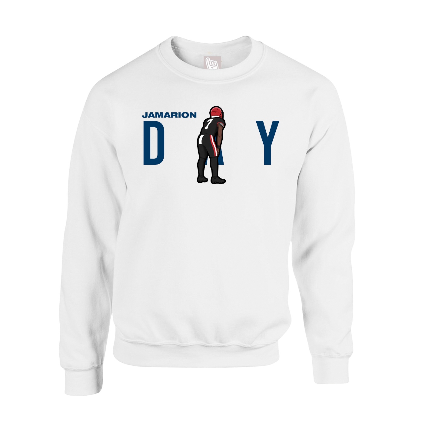 Fleece Crew — Player Name in White