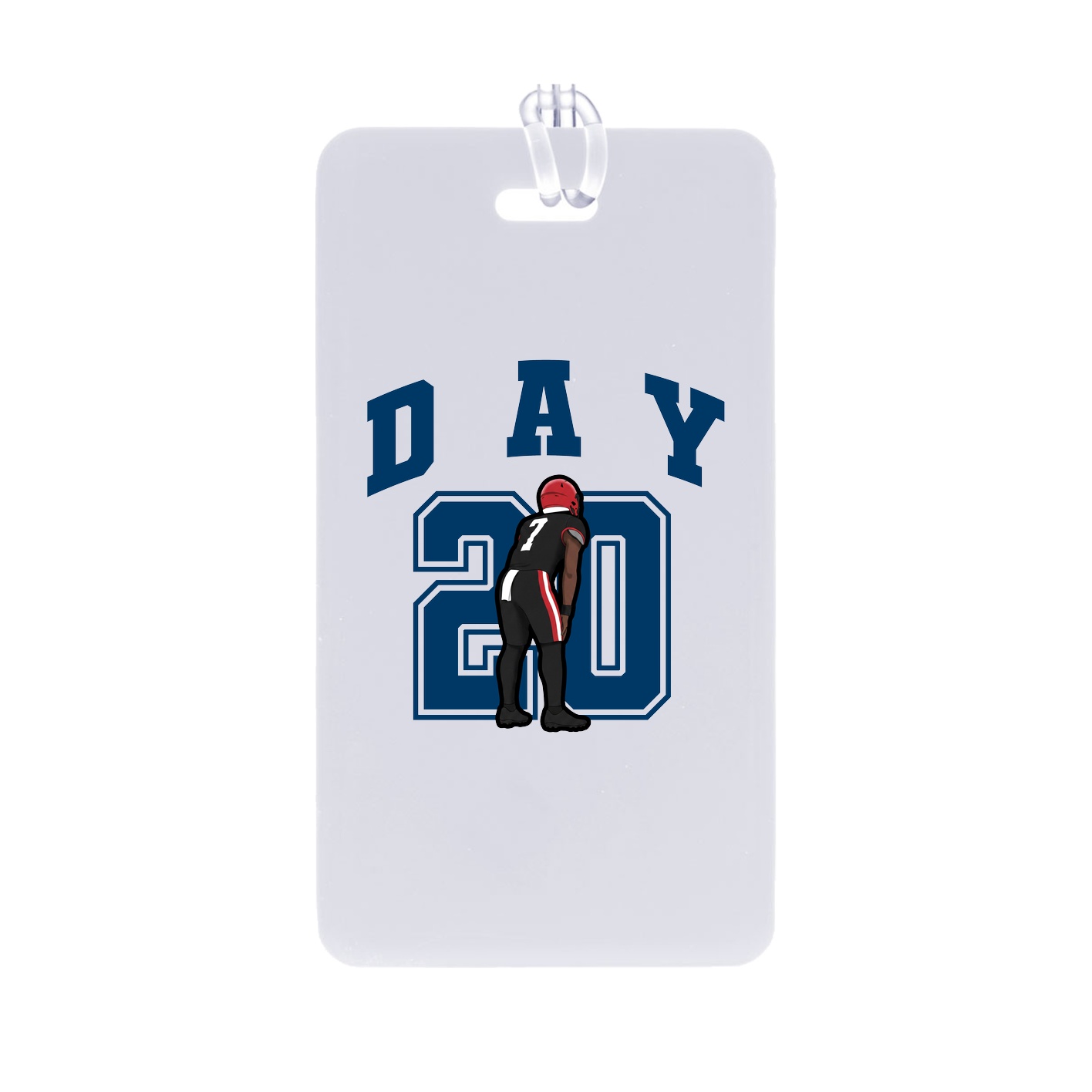 Bag Tag — Number in Classic