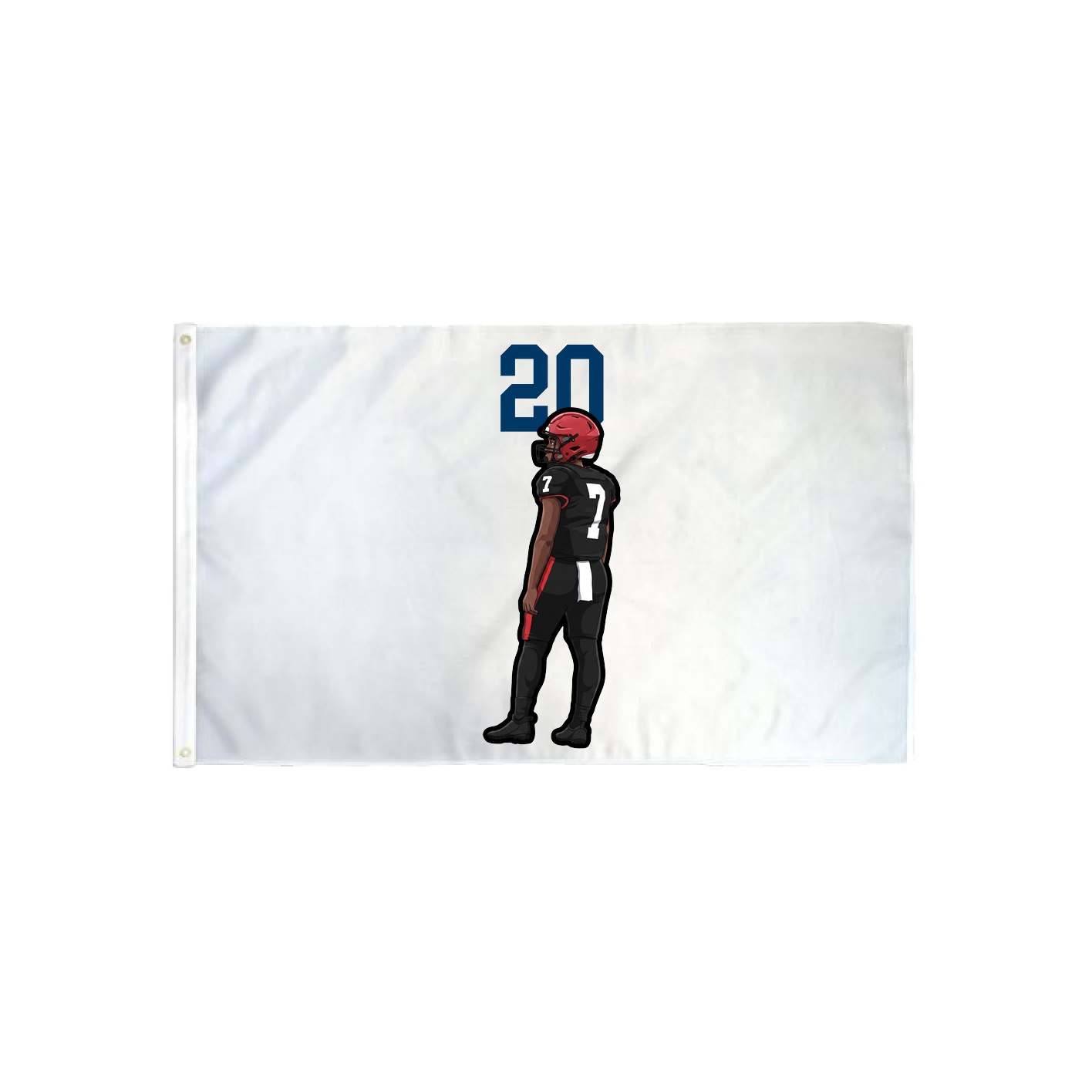 3x5 Flag — Number Top in Classic