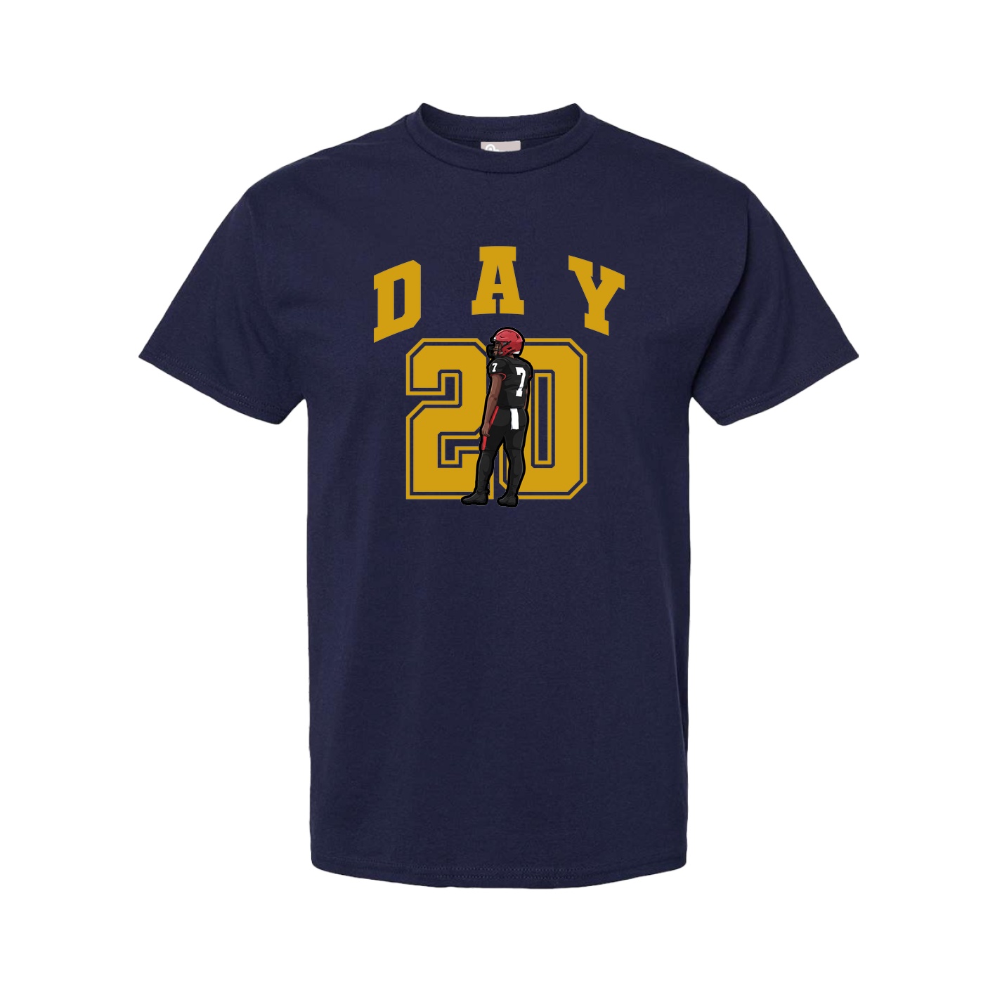 Tee — Number in Navy