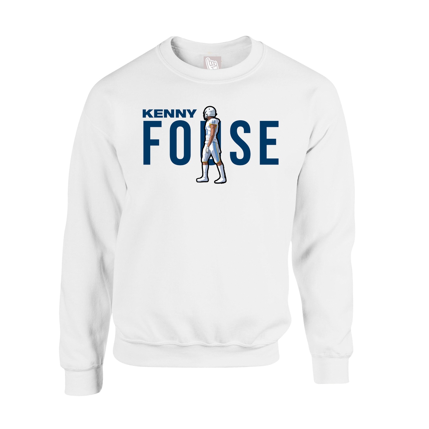 Fleece Crew — Player Name in White
