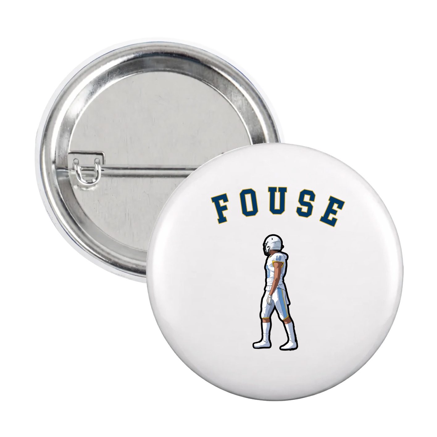 Game Day Button — Shirsey Arch in White