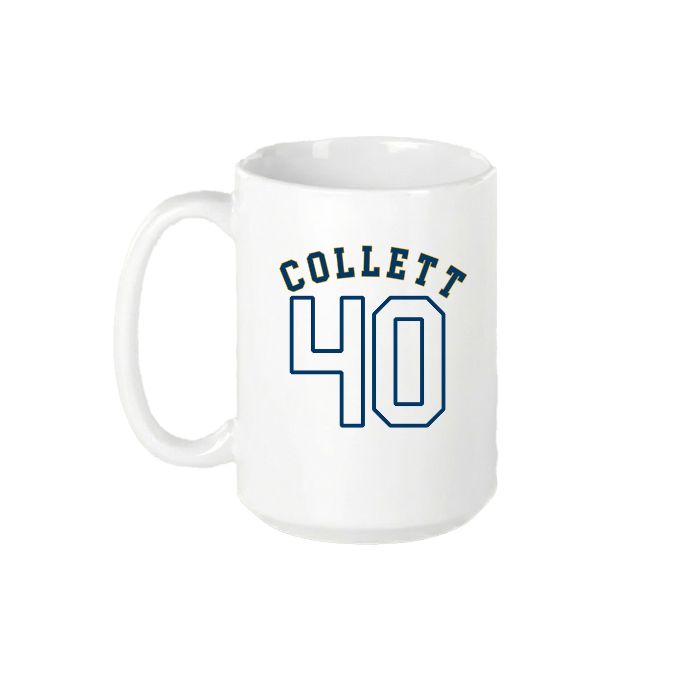 15oz Coffee Mug — Shirsey Arch in White