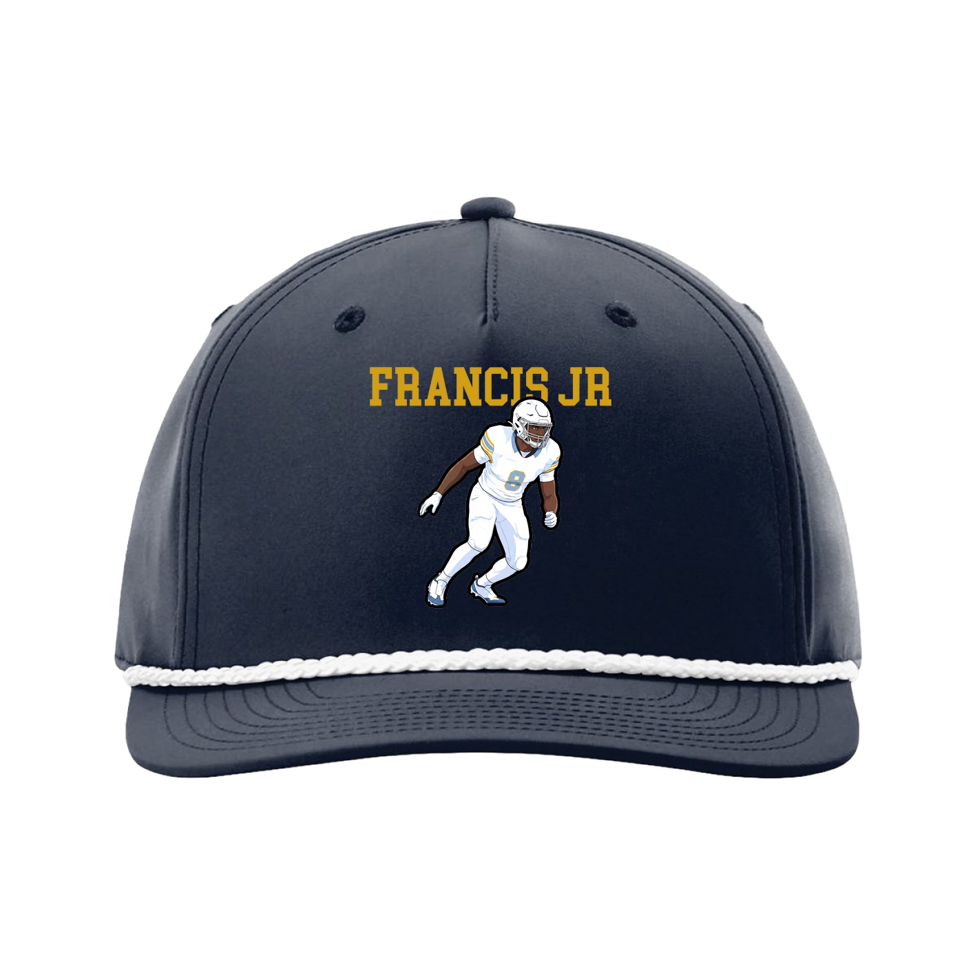 Five-Panel Classic Rope Cap — Shirsey in Navy