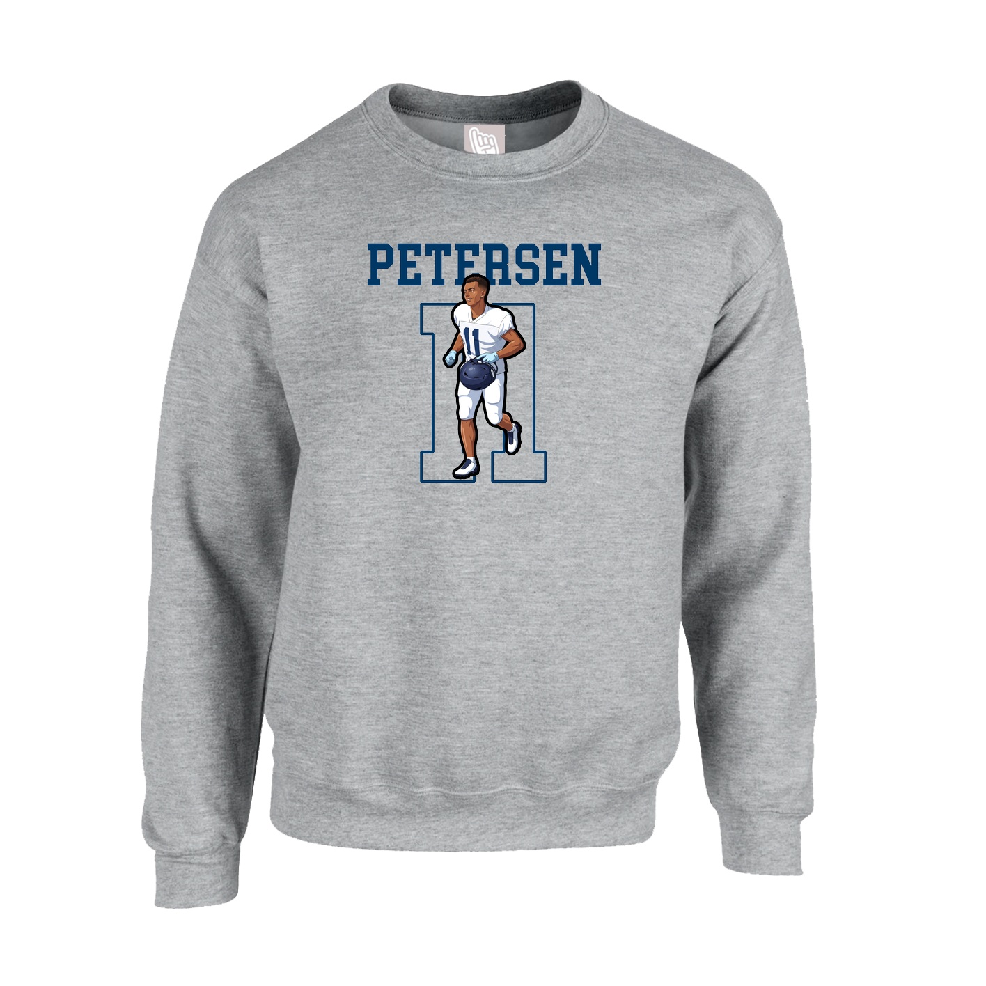 Fleece Crew — Shirsey in Grey