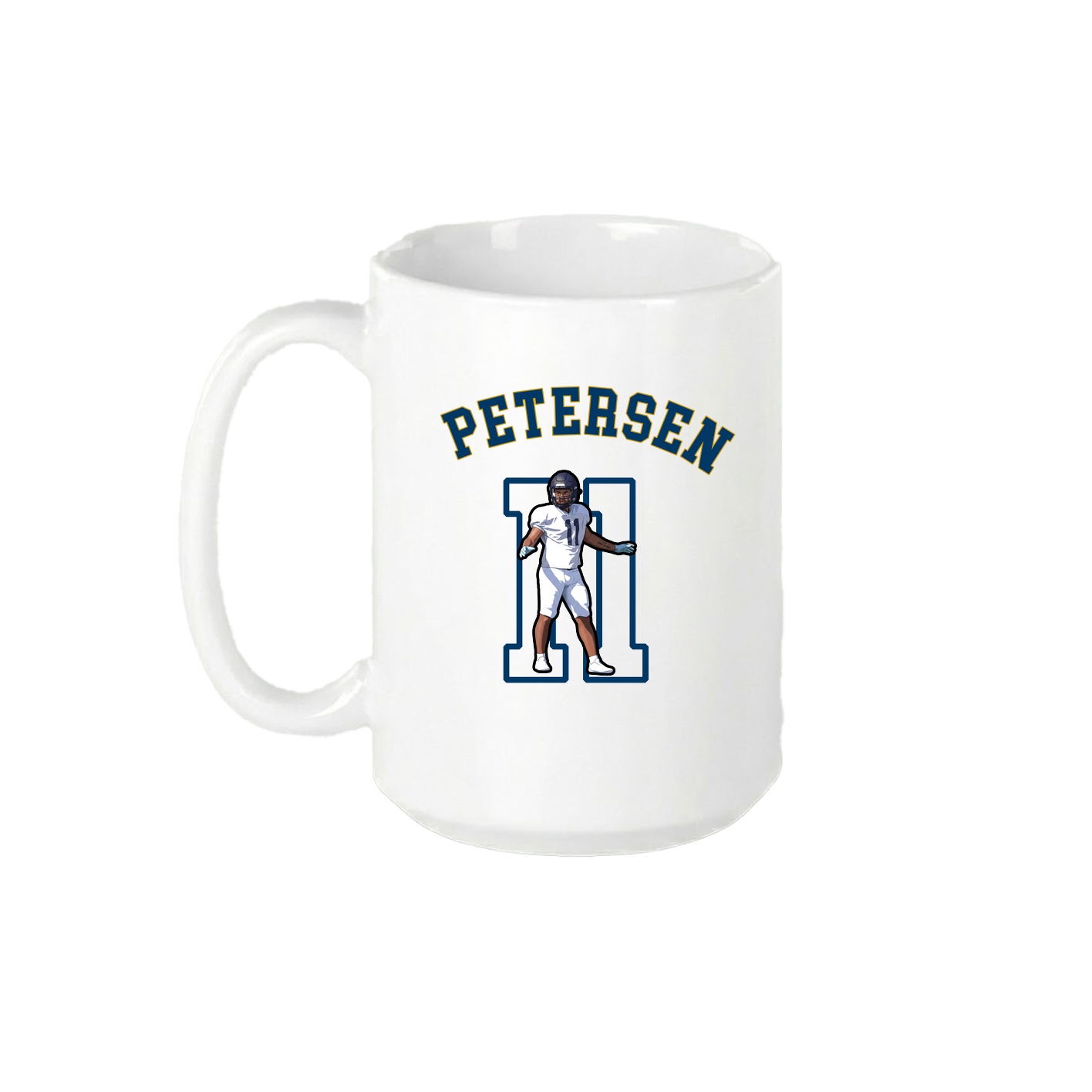 15oz Coffee Mug — Shirsey Arch in White